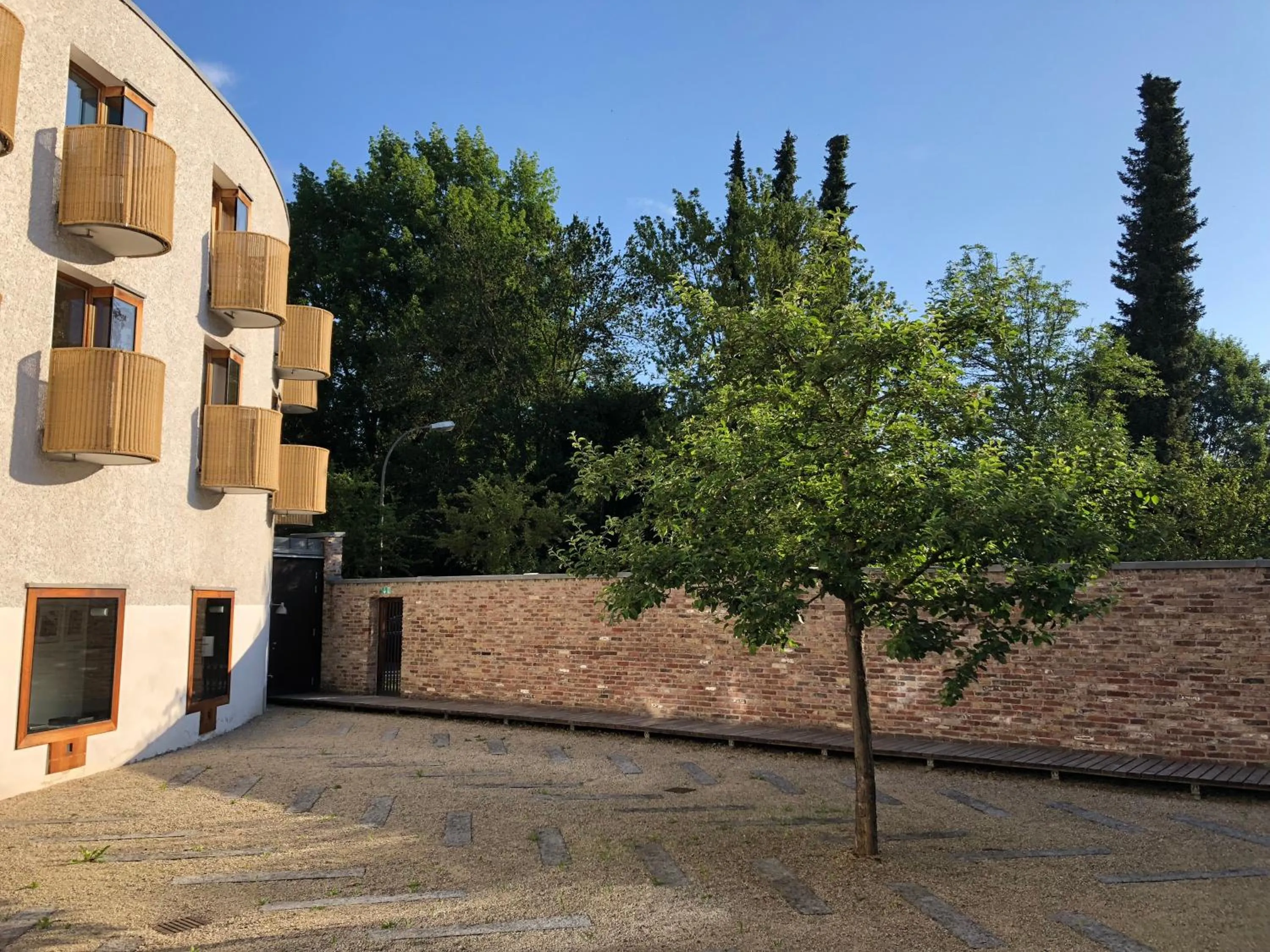 Inner courtyard view in Akademie der Dioezese