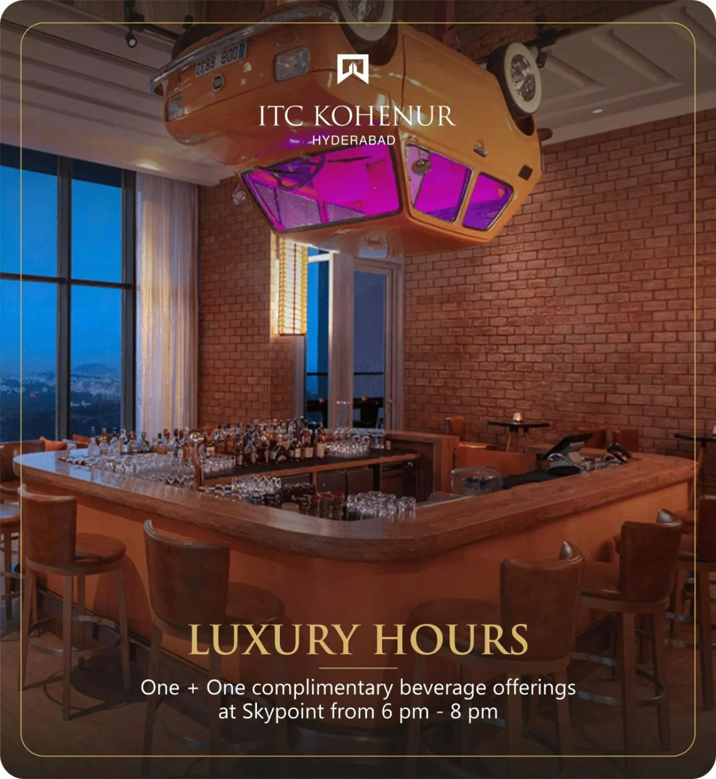 Text overlay in ITC Kohenur, a Luxury Collection Hotel, Hyderabad