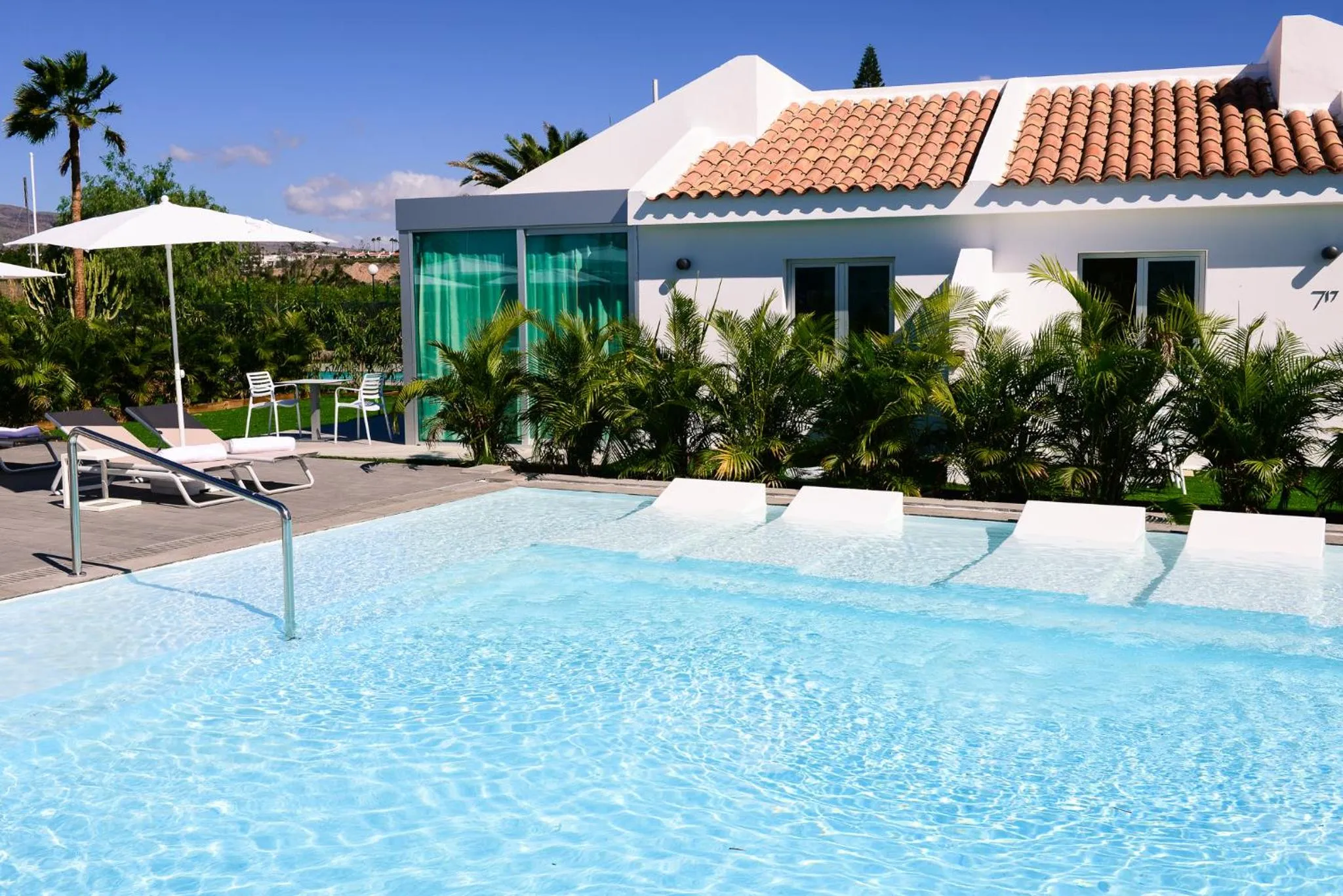 Swimming pool in Seven Hotel & Wellness - Gay Men Only