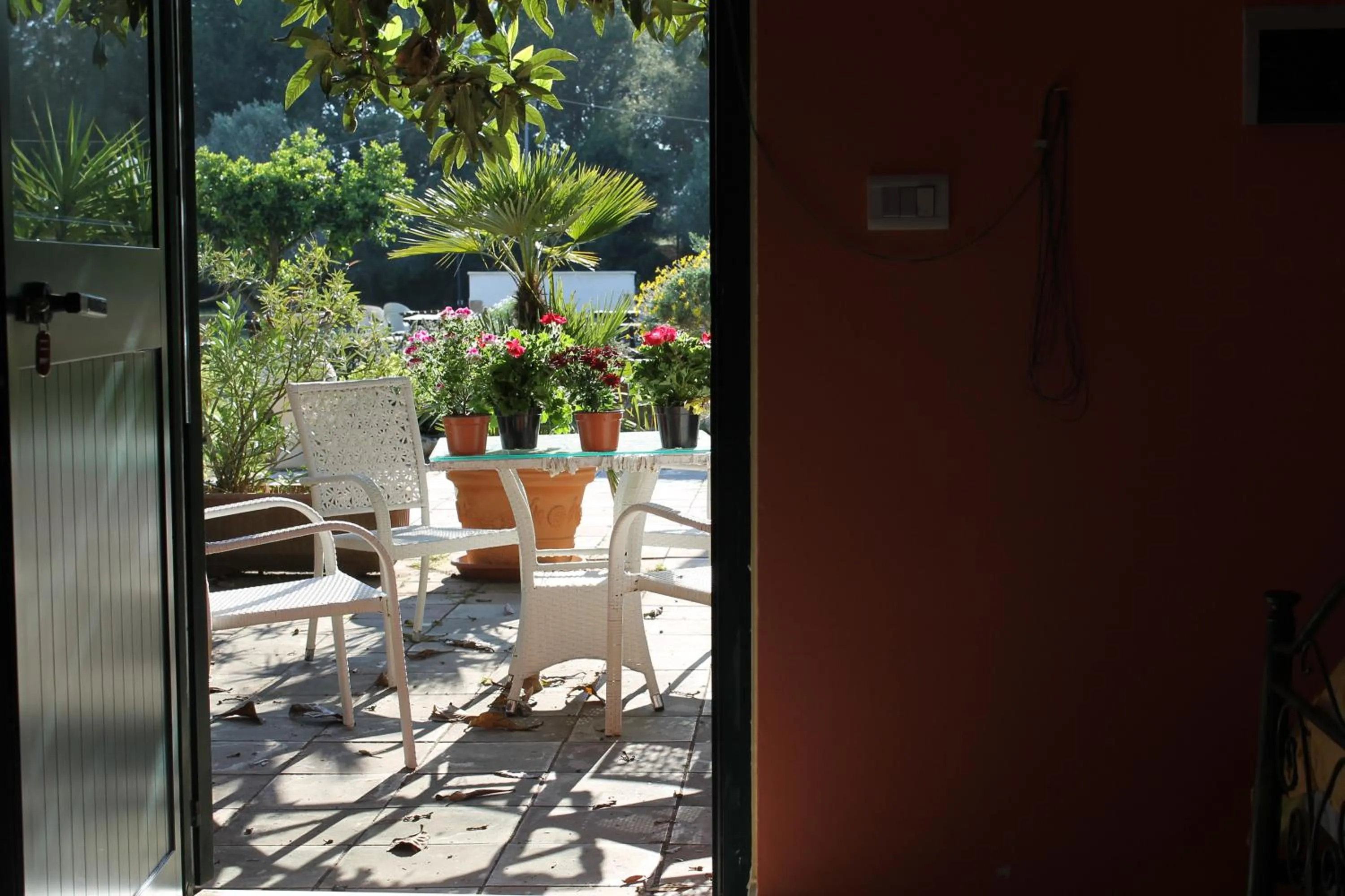 Patio in Agriturismo Santa Chiara