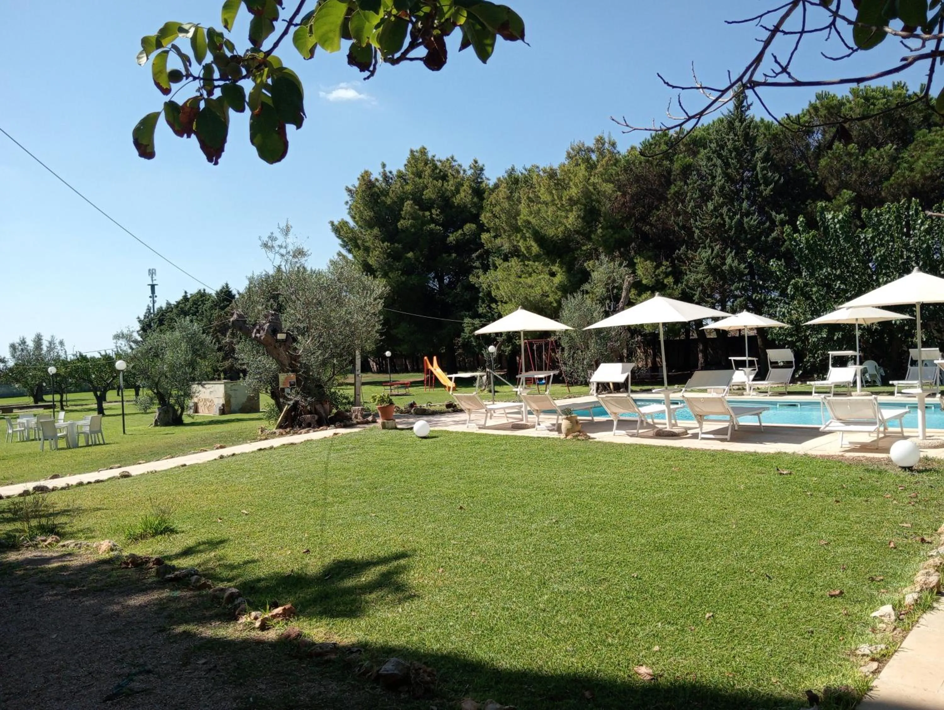 Garden view in Agriturismo Santa Chiara