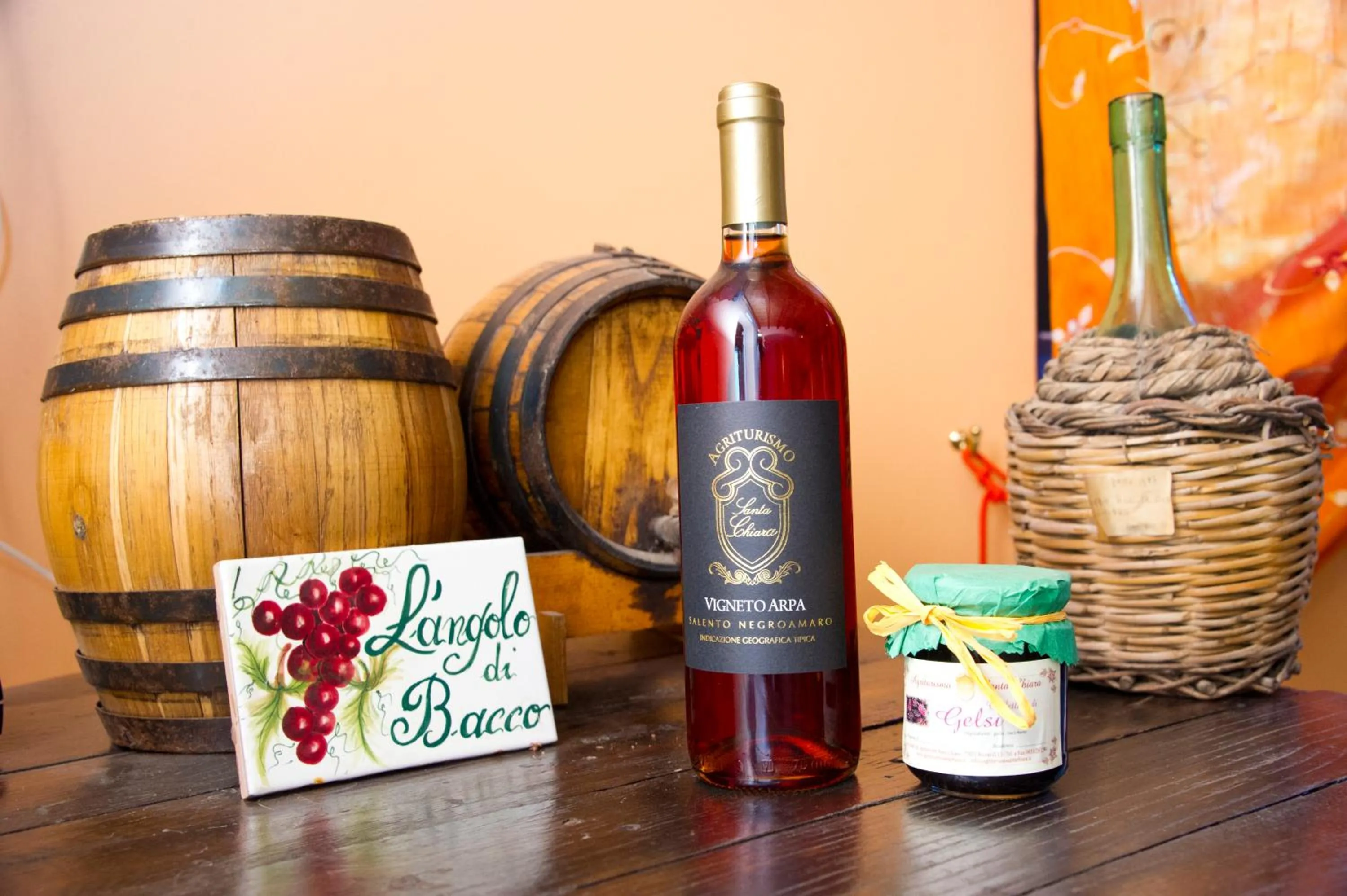 Alcoholic drinks in Agriturismo Santa Chiara