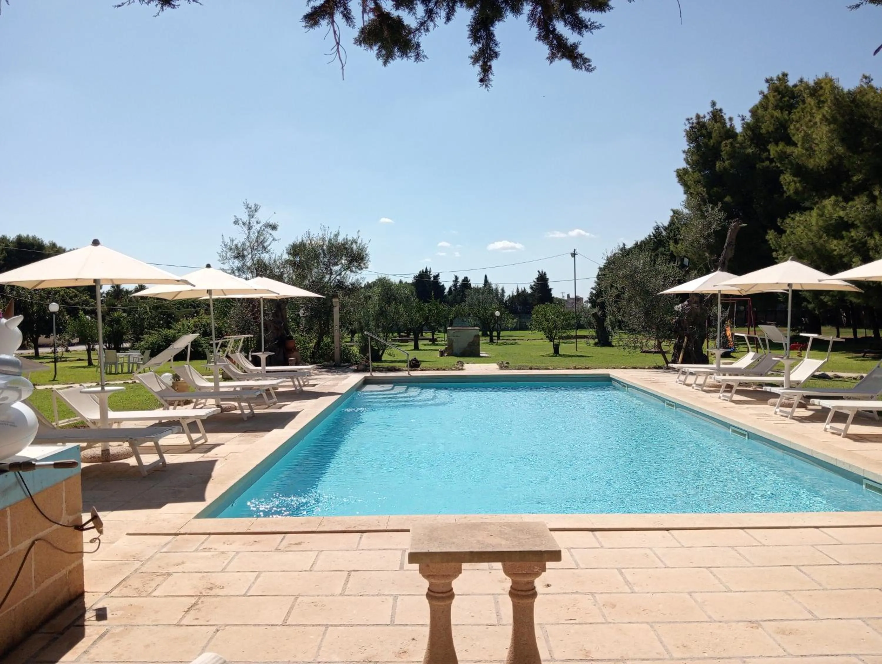 Garden view in Agriturismo Santa Chiara