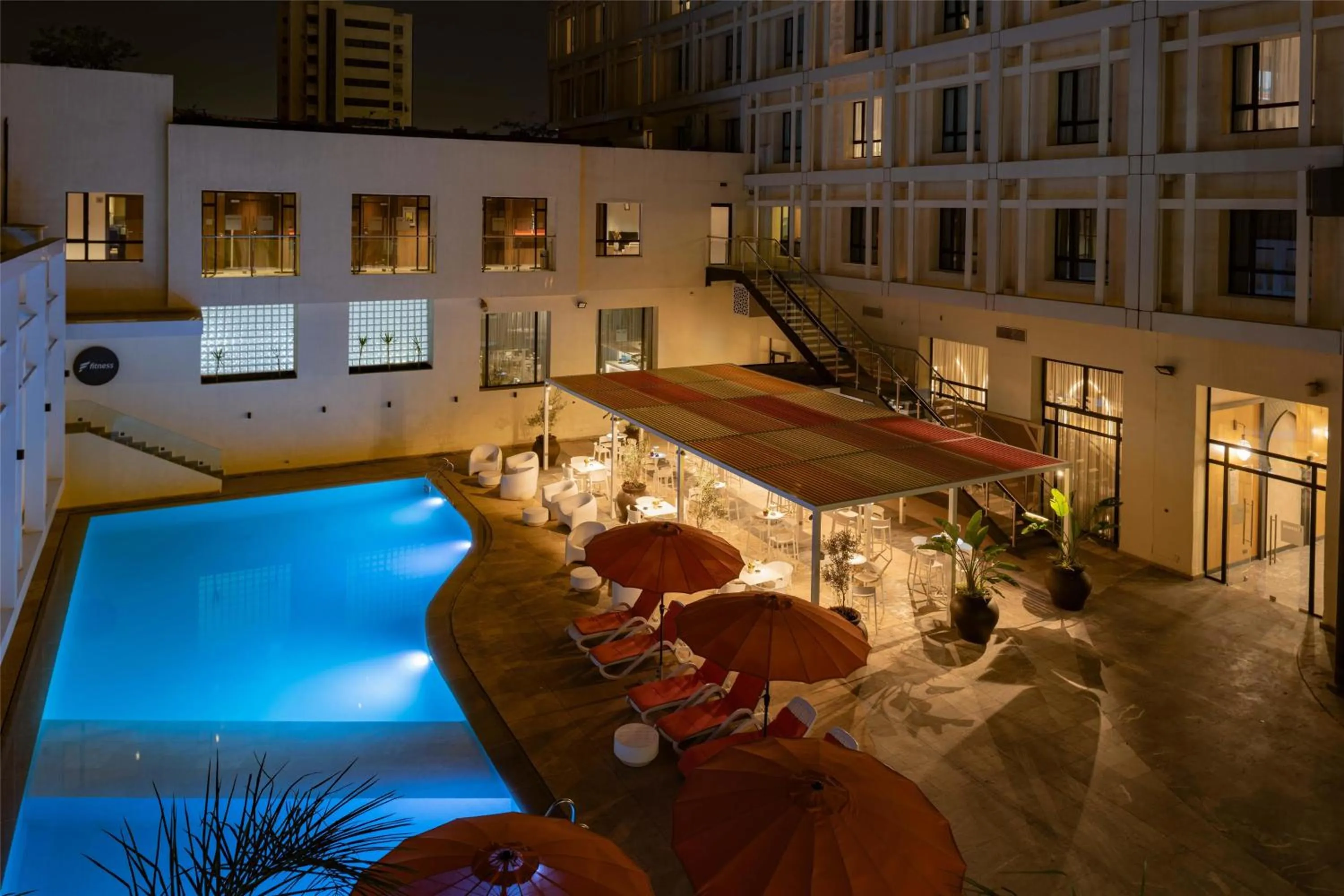 Pool view in Barceló Fès Medina