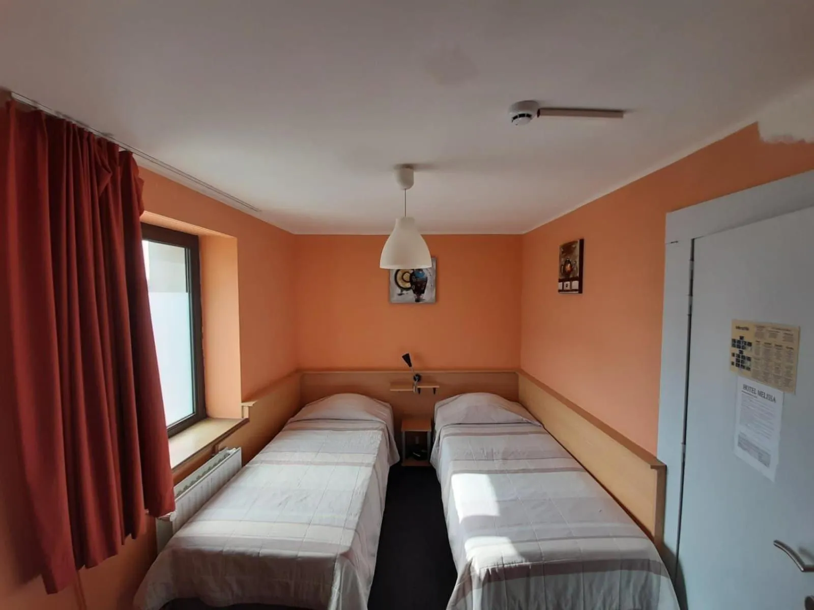 Bed in hotel Melissa