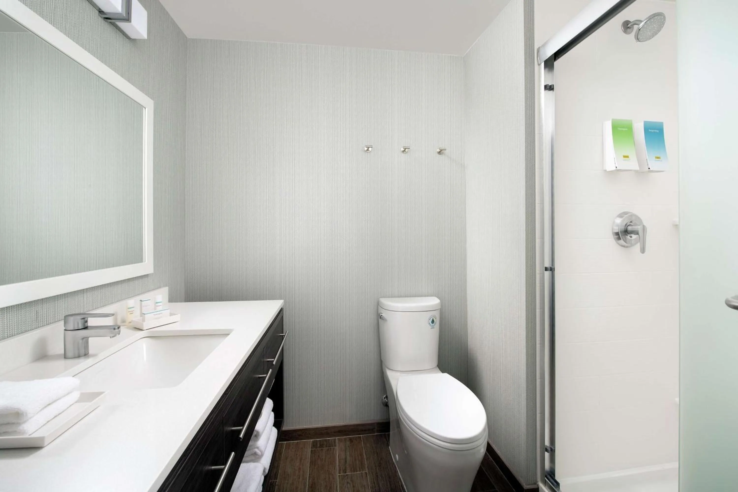 Bathroom in Home2 Suites By Hilton Charlottesville Downtown