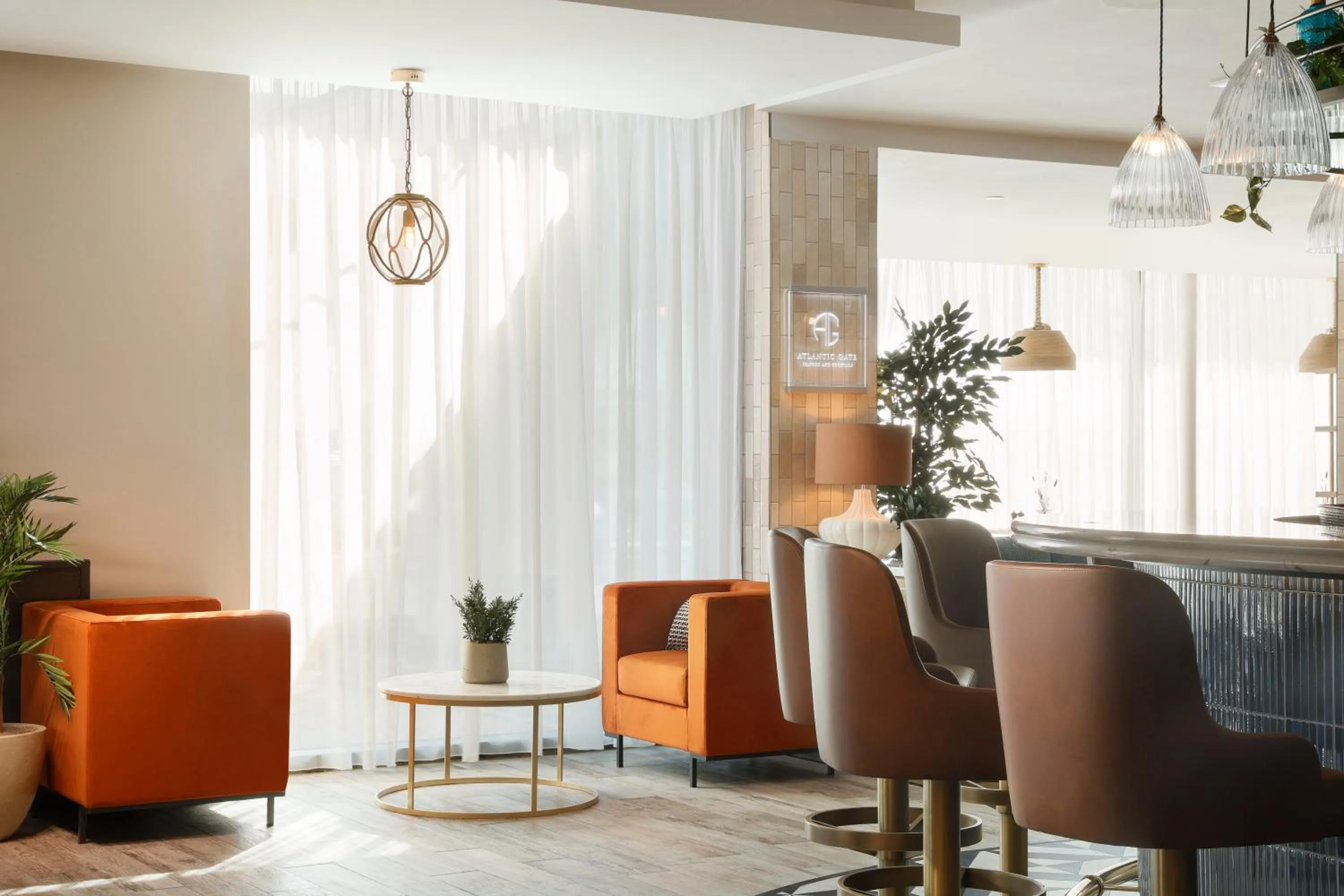 Seating area in voco Southampton by IHG