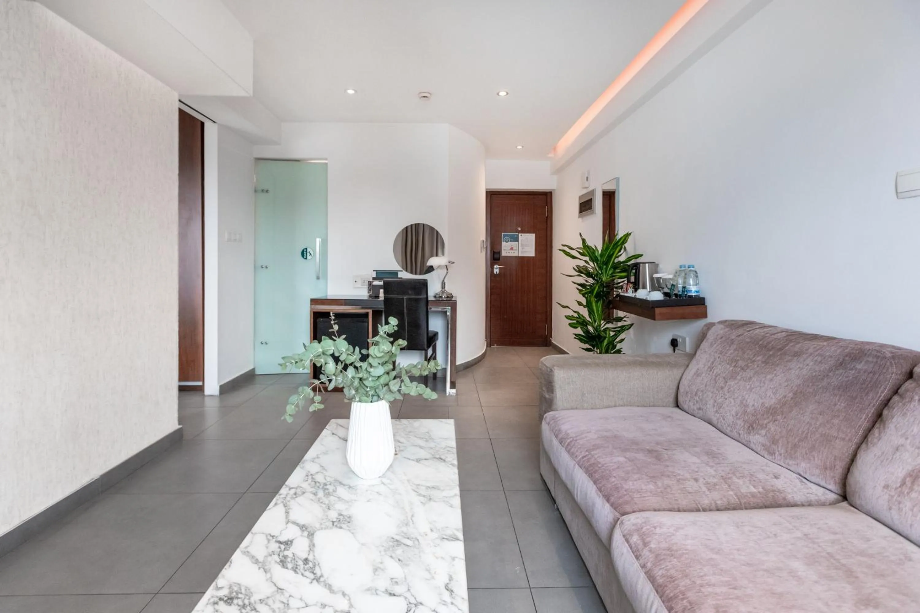 Living room in Achilleos City Hotel