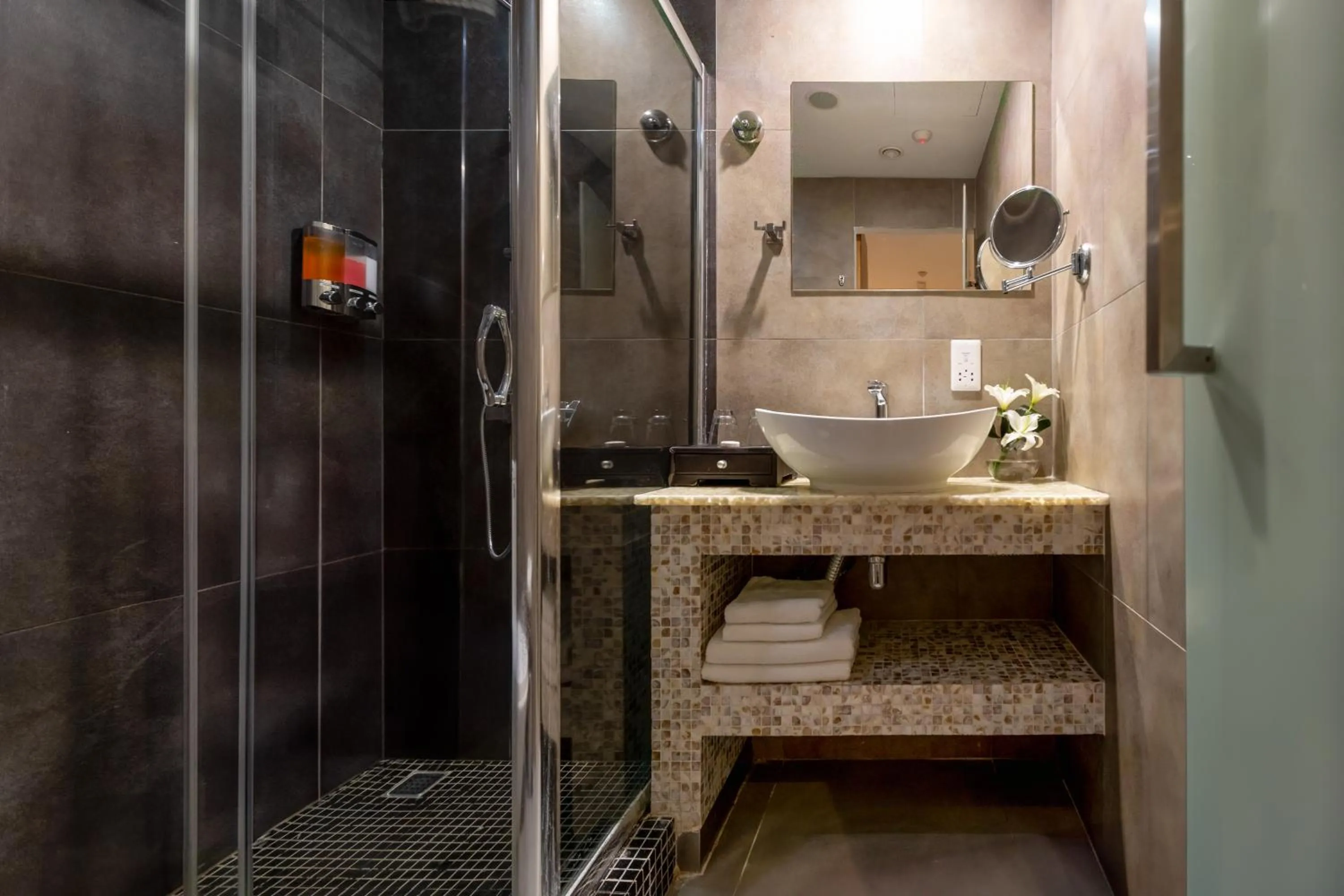 Shower in Achilleos City Hotel