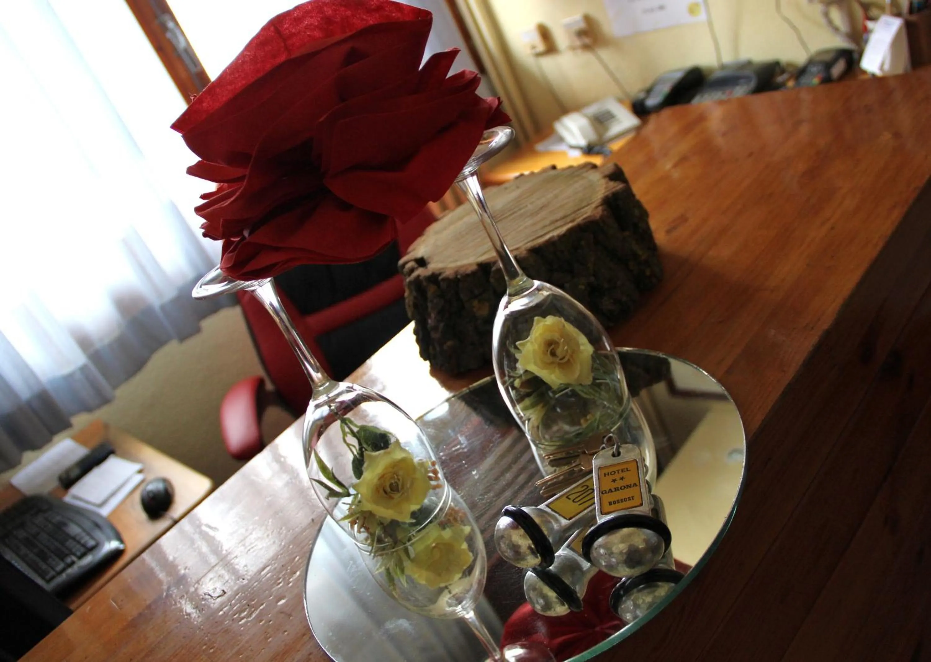 Lobby or reception in Hotel Garona