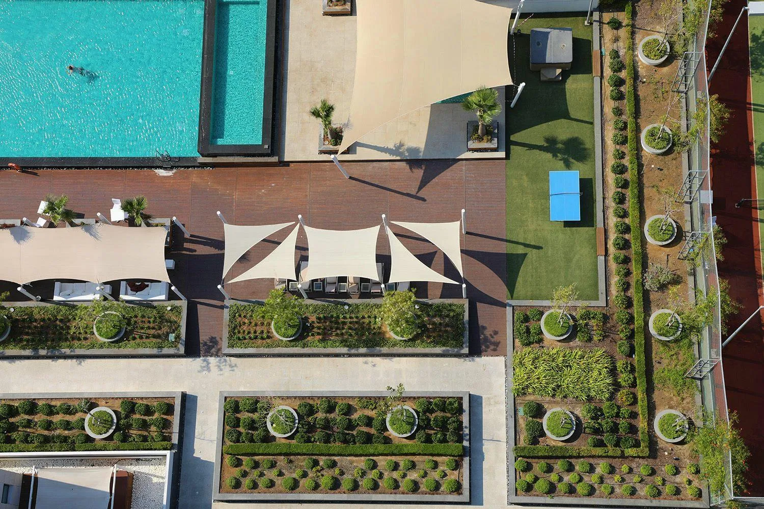 Garden in Olympic Residence Deluxe Apartments