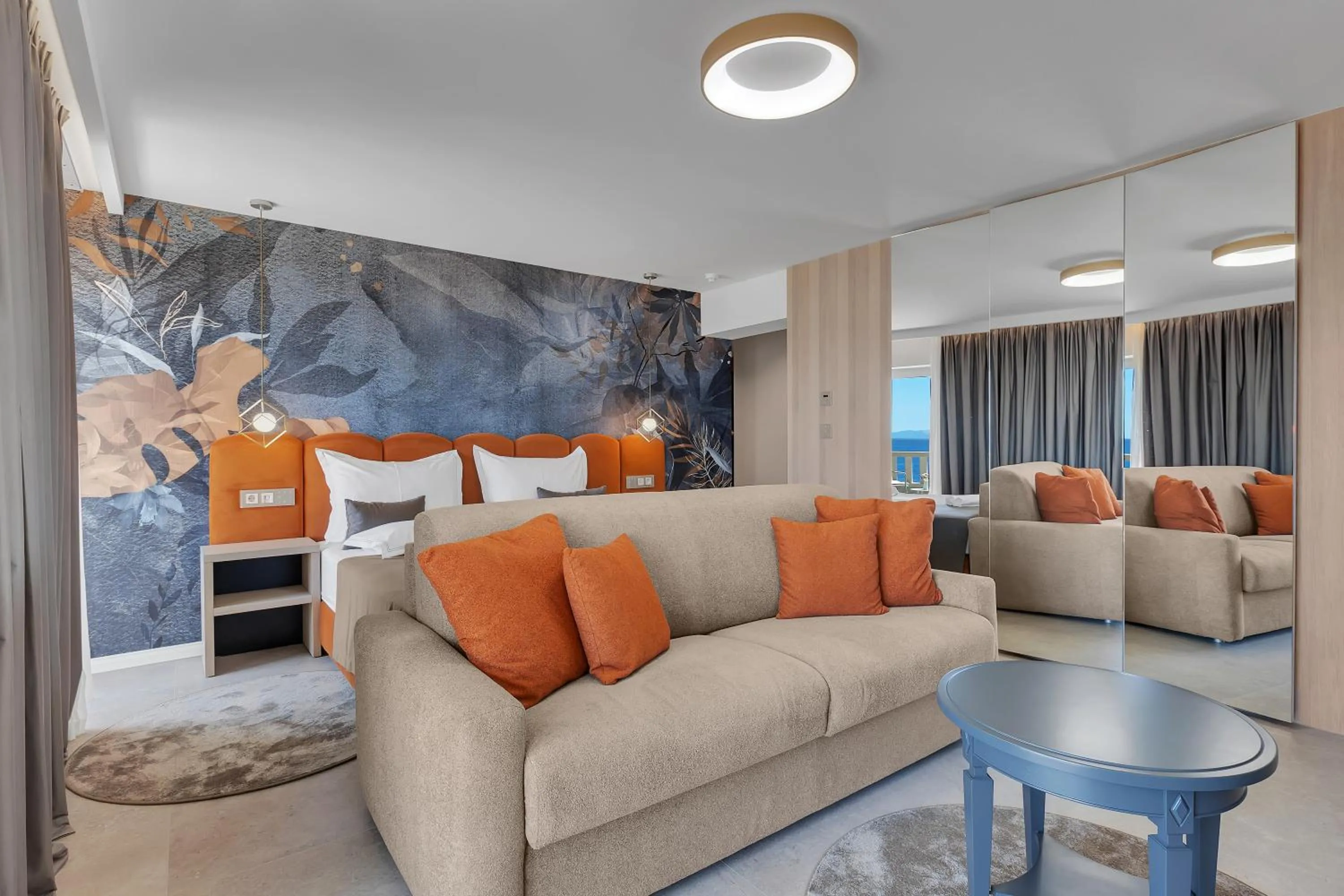 Seating area in Hotel Laurentum