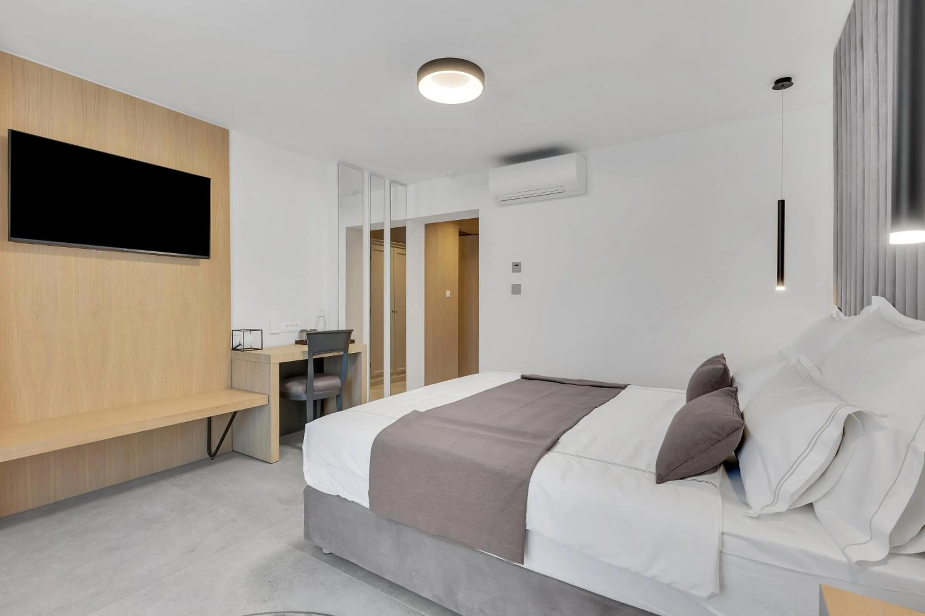 Bed in Hotel Laurentum