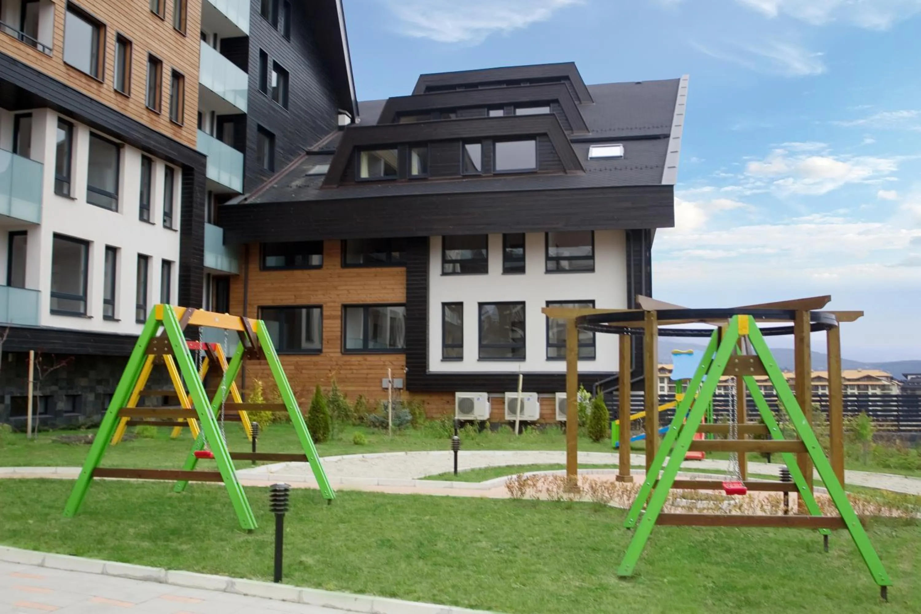 Children play ground in Aspen Golf and Ski Resort