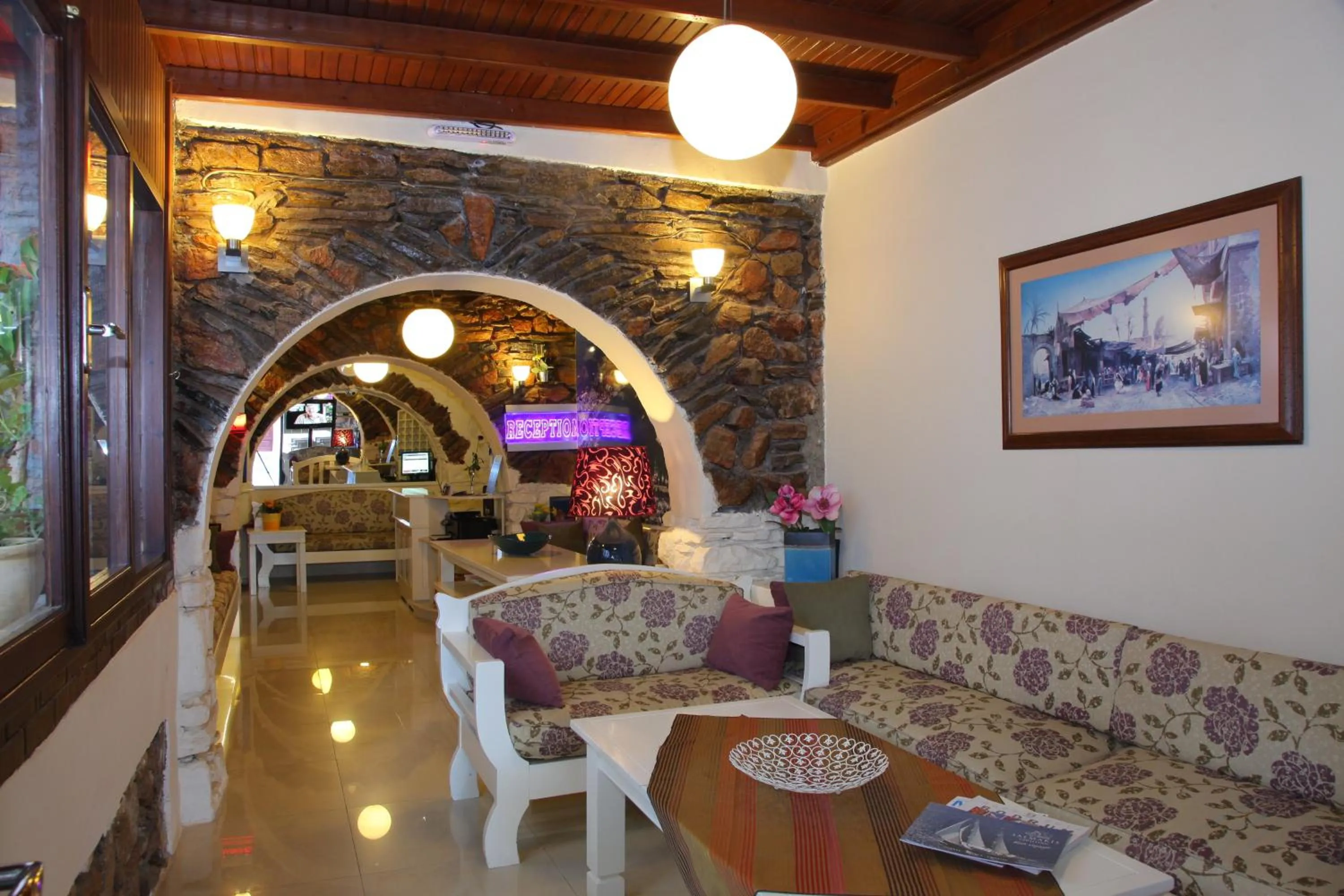 Lobby or reception in Albatros Hotel