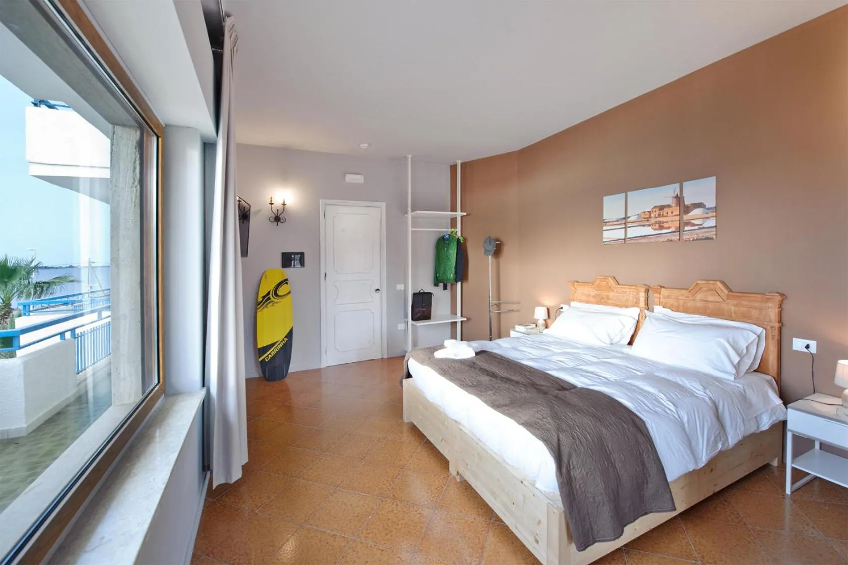 Bed in Relais Lo Stagnone