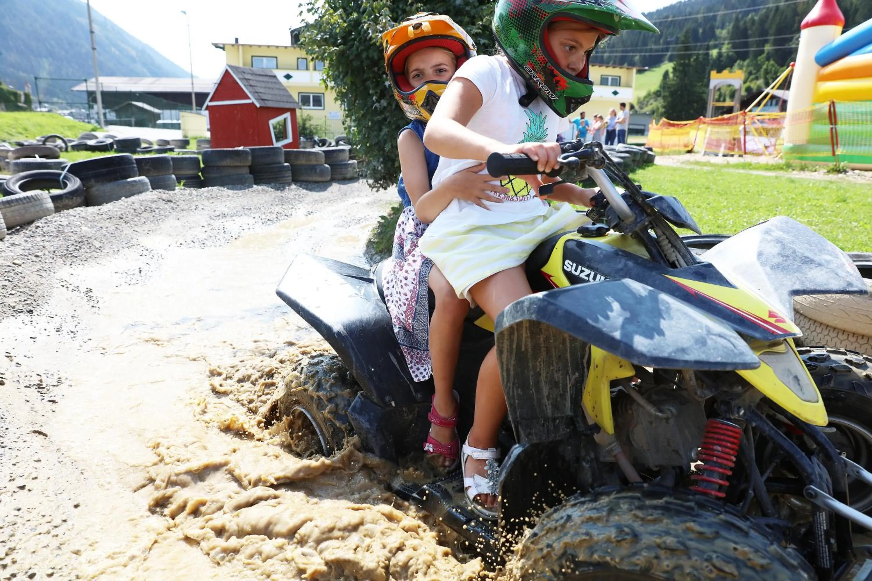Children play ground in Schlosshotel Lacknerhof