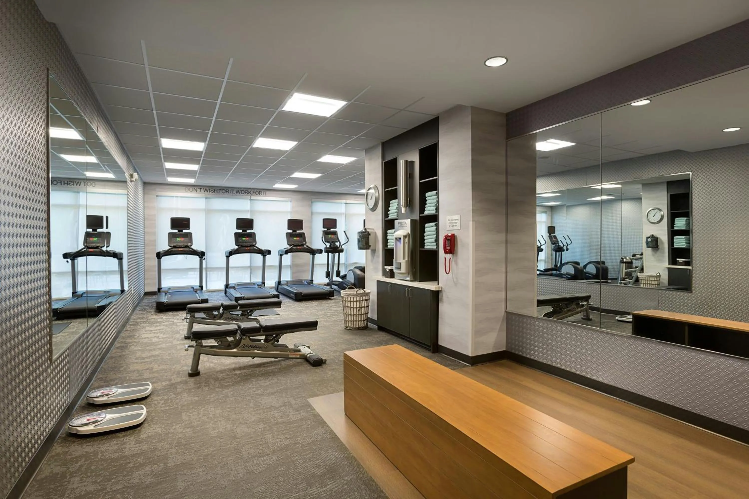Fitness centre/facilities in Fairfield Inn & Suites by Marriott Shelby