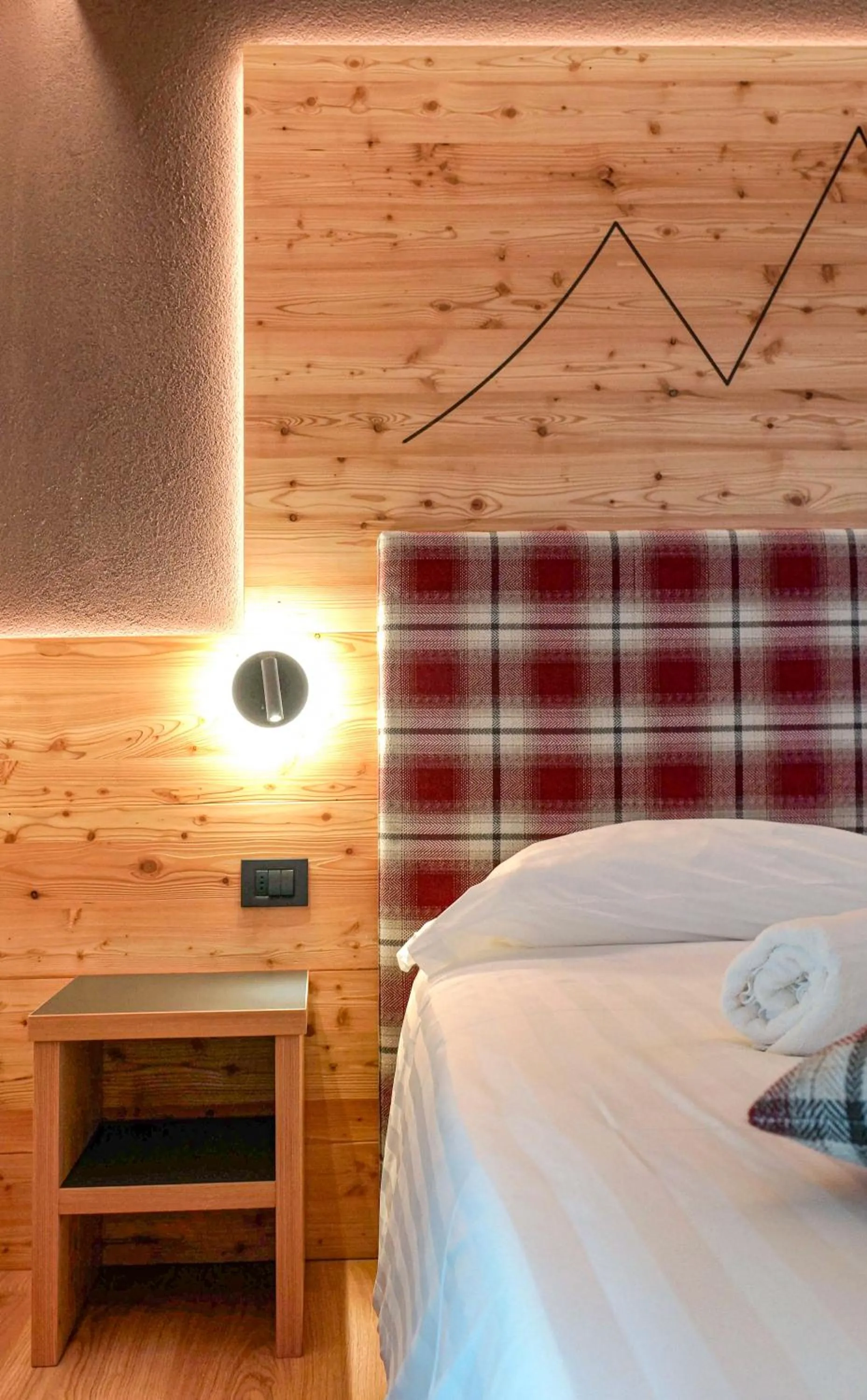 Bed in Hotel La Perla