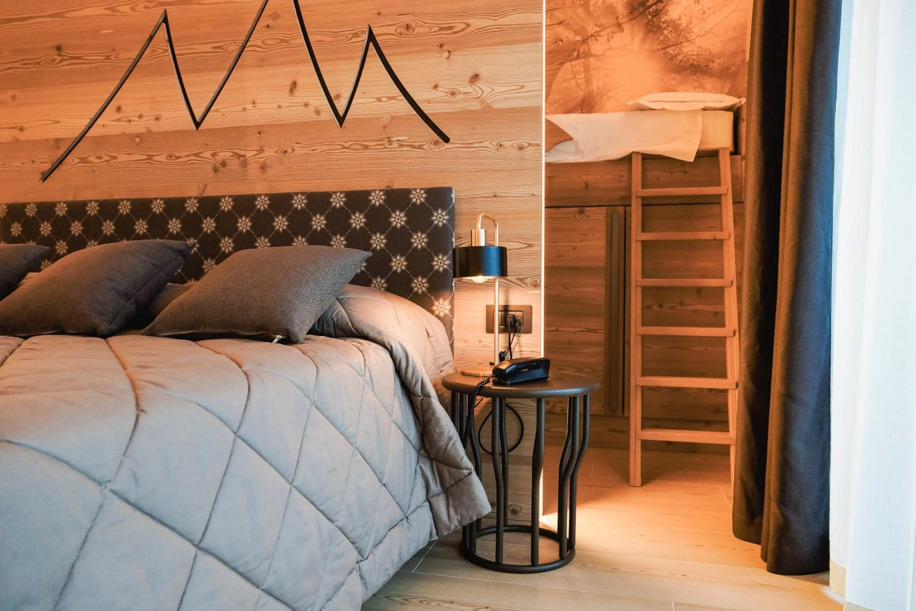 Bed in Hotel La Perla