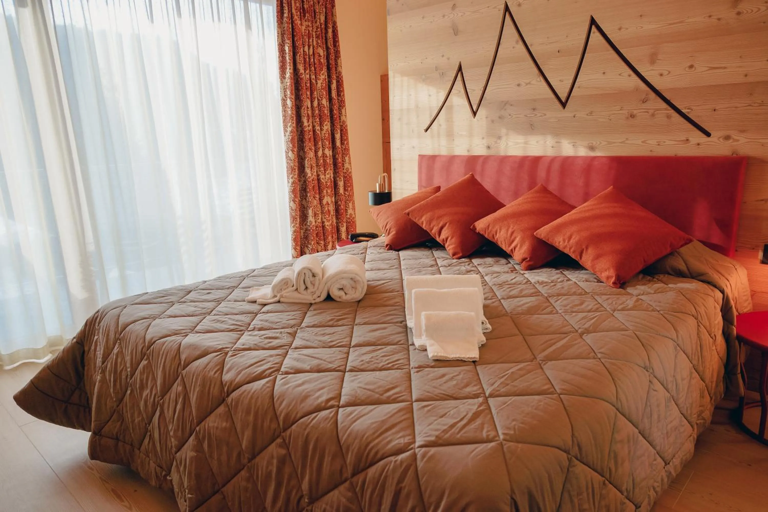 Bed in Hotel La Perla