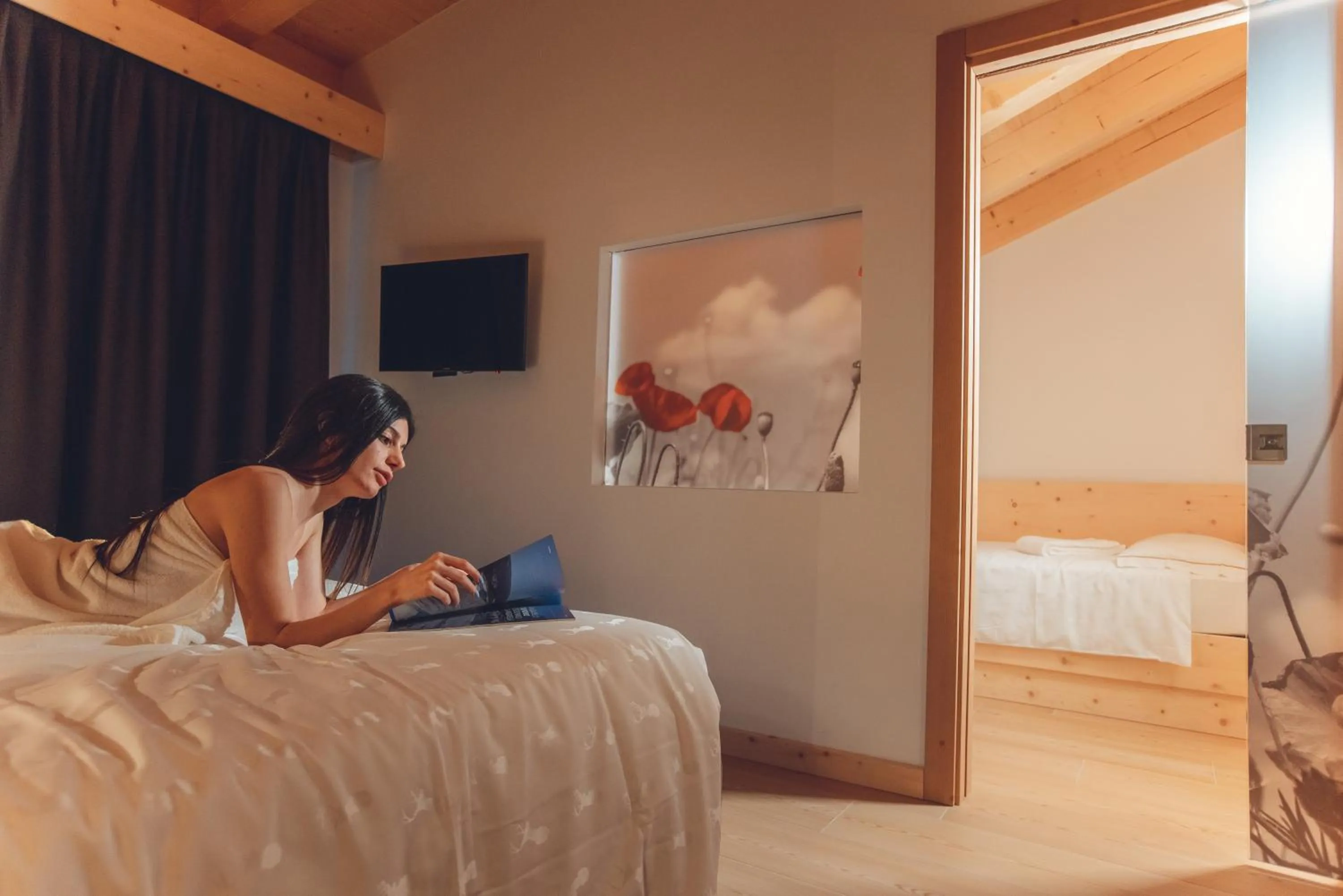 Bed in Hotel La Perla