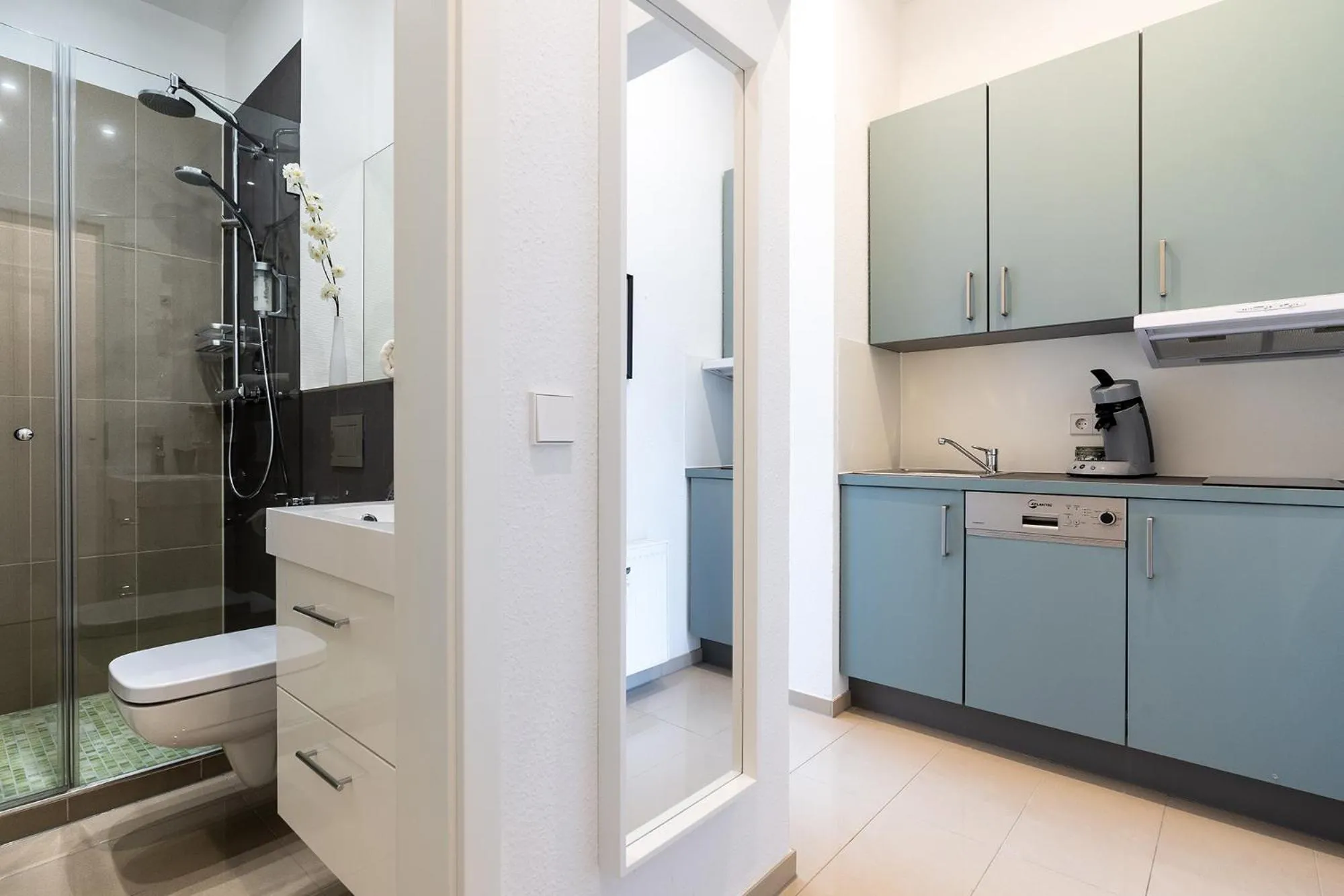 Bathroom in Freiburg Apartments Friedrichring