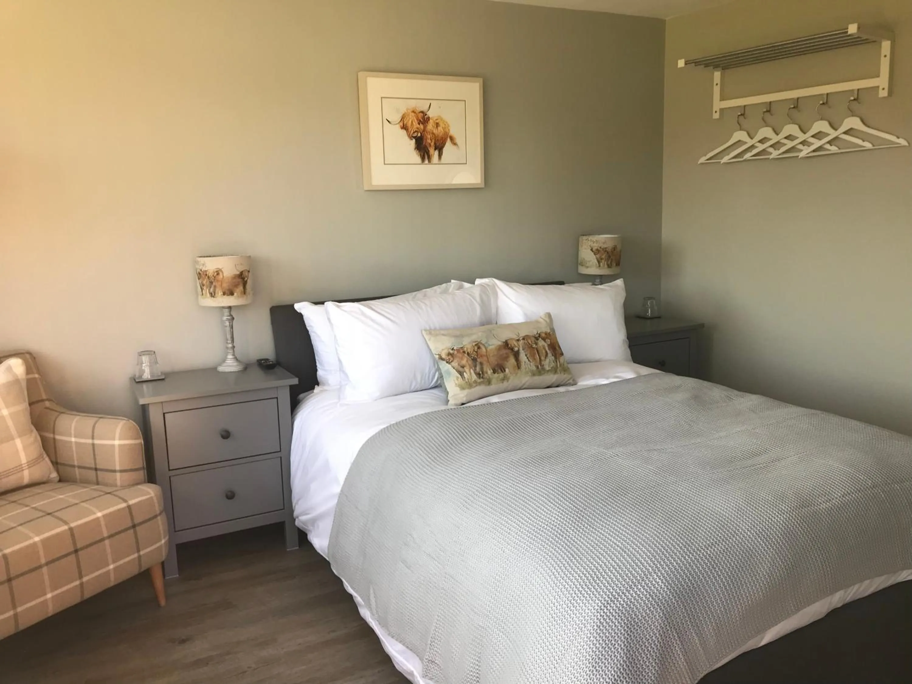 Bed in The Earsdon Annexe