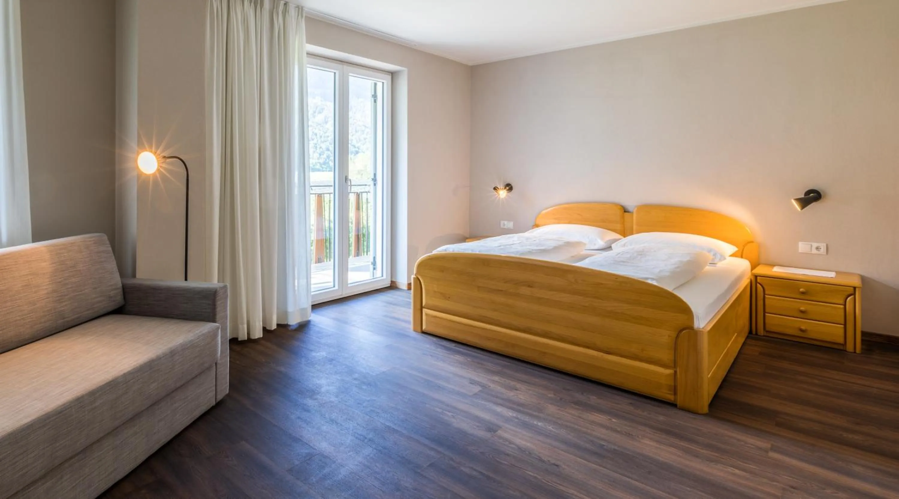 Bedroom, Bed in Hotel Untermelz