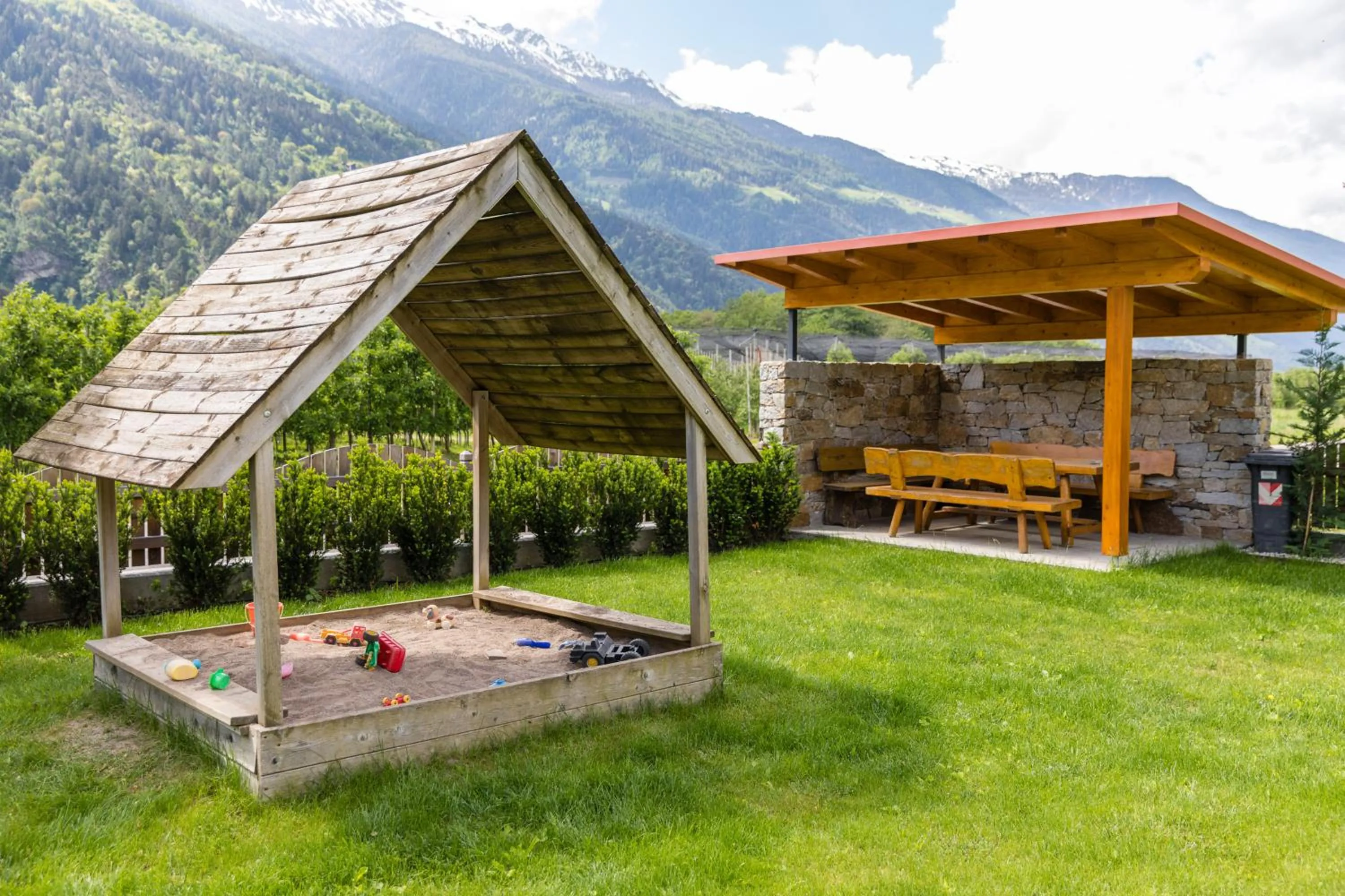 Garden in Hotel Untermelz