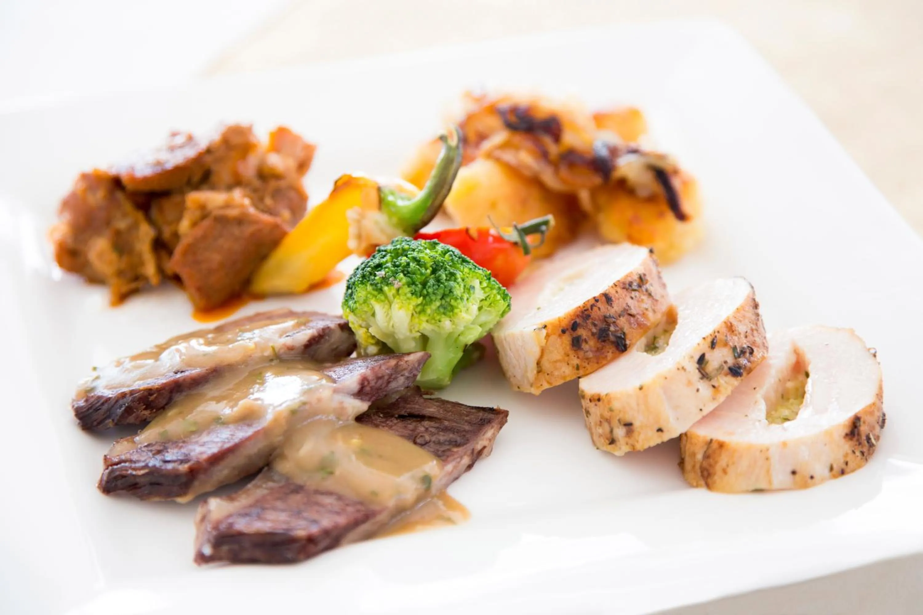 Food close-up in Aphrodite Hotel