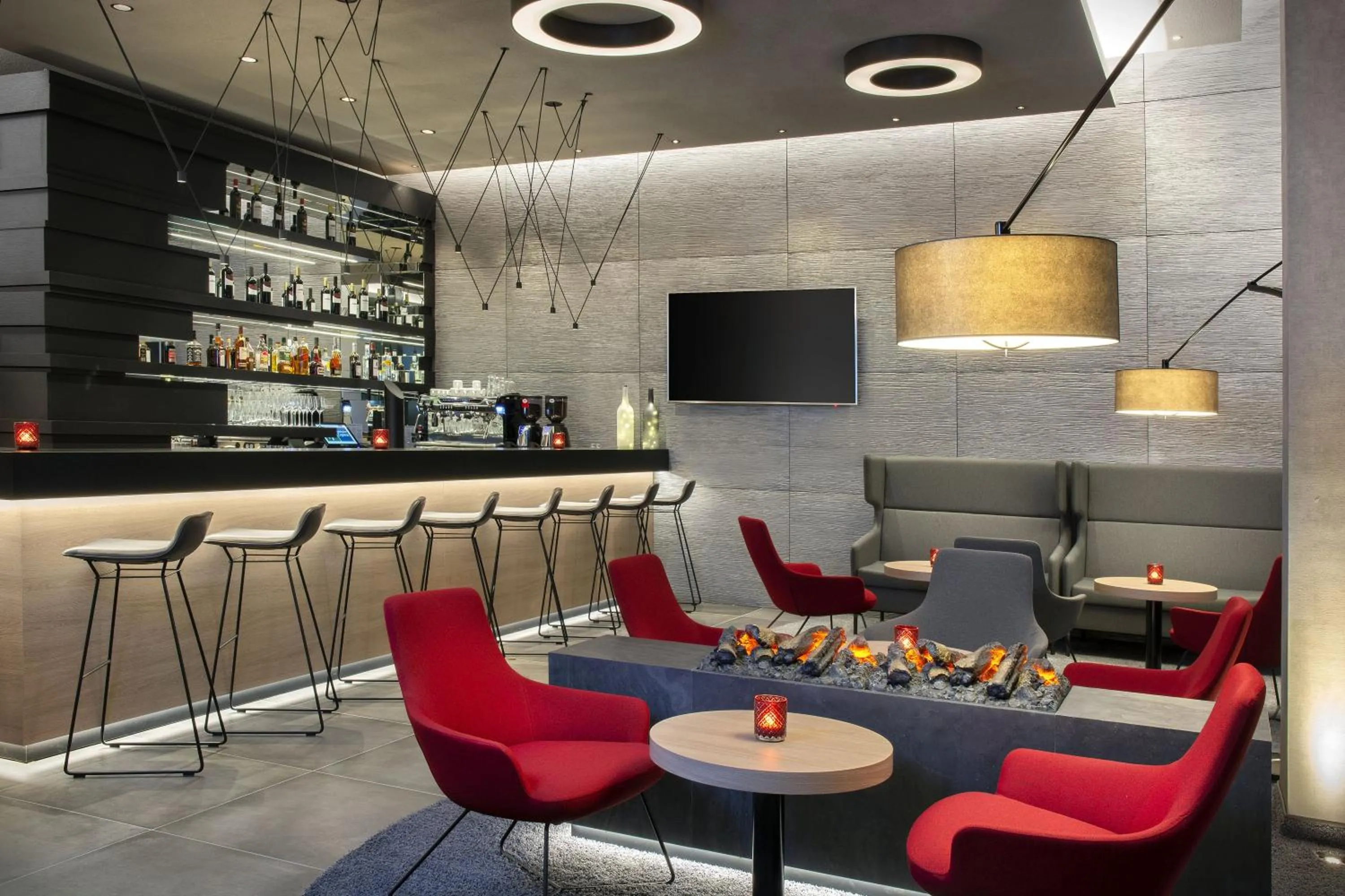 Lounge or bar in Holiday Inn Express Stuttgart-Waiblingen by IHG