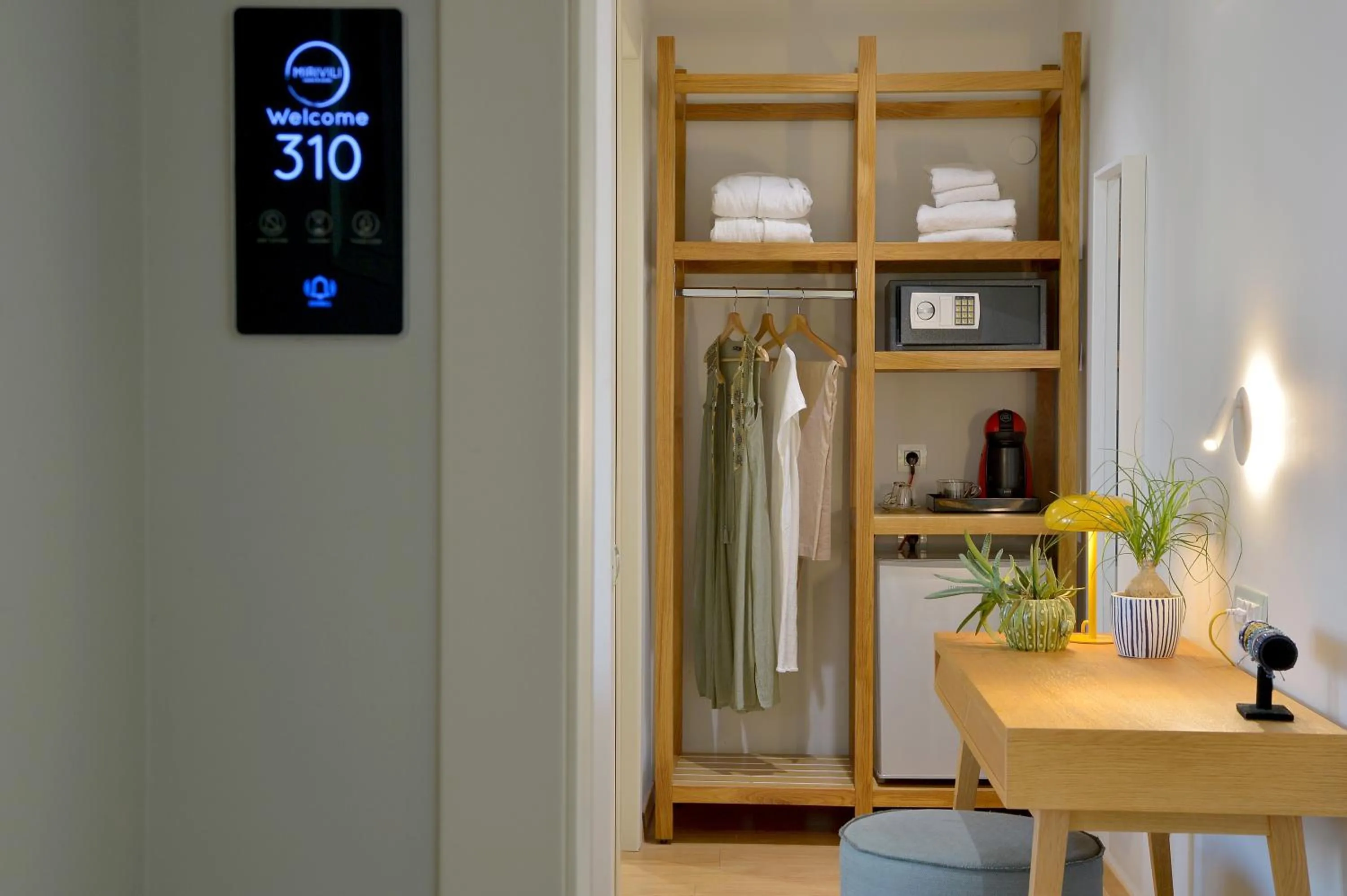 wardrobe in MIRIVILI hospitality & wellness