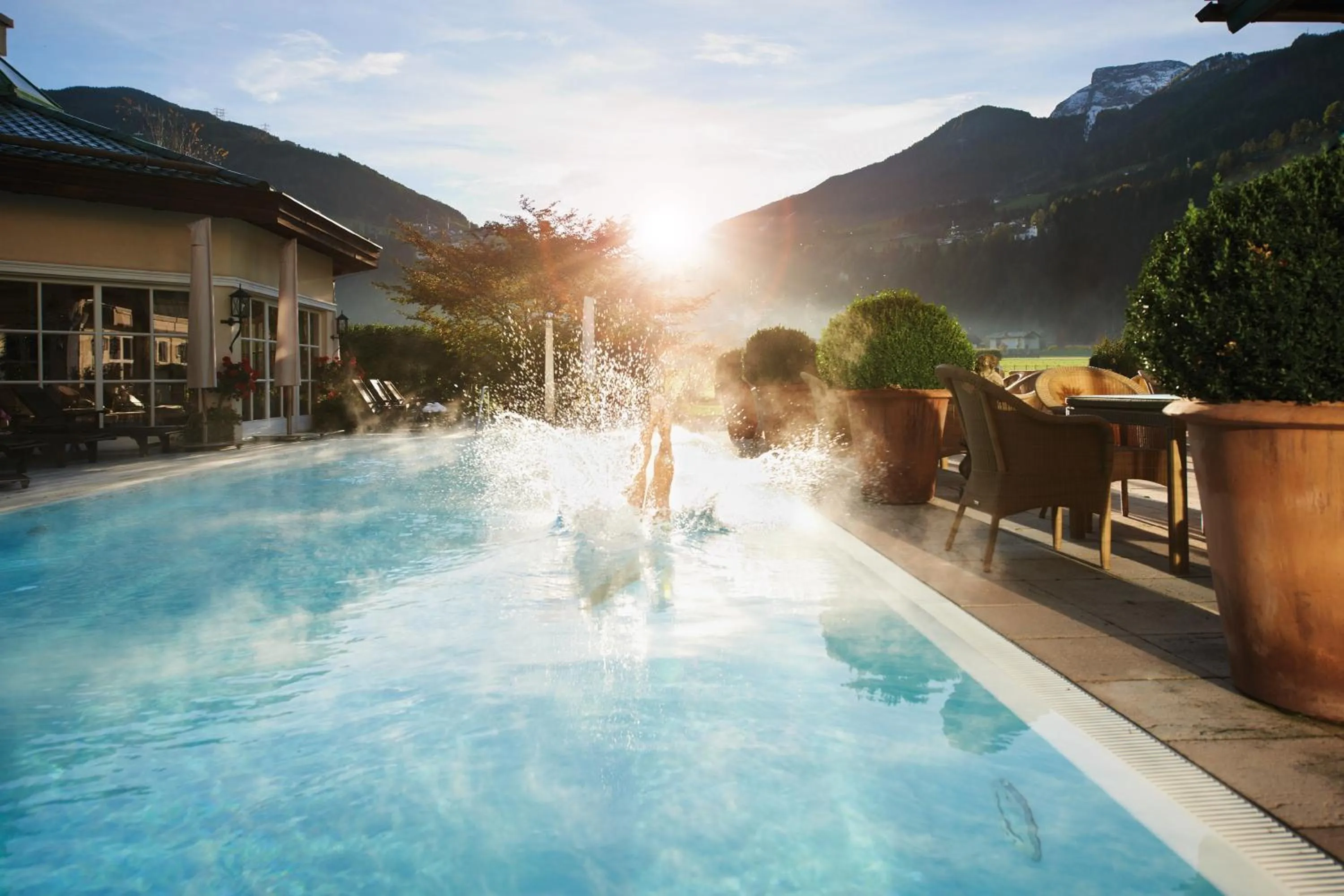 Swimming pool in Theresa Wellness-Genießer-Hotel