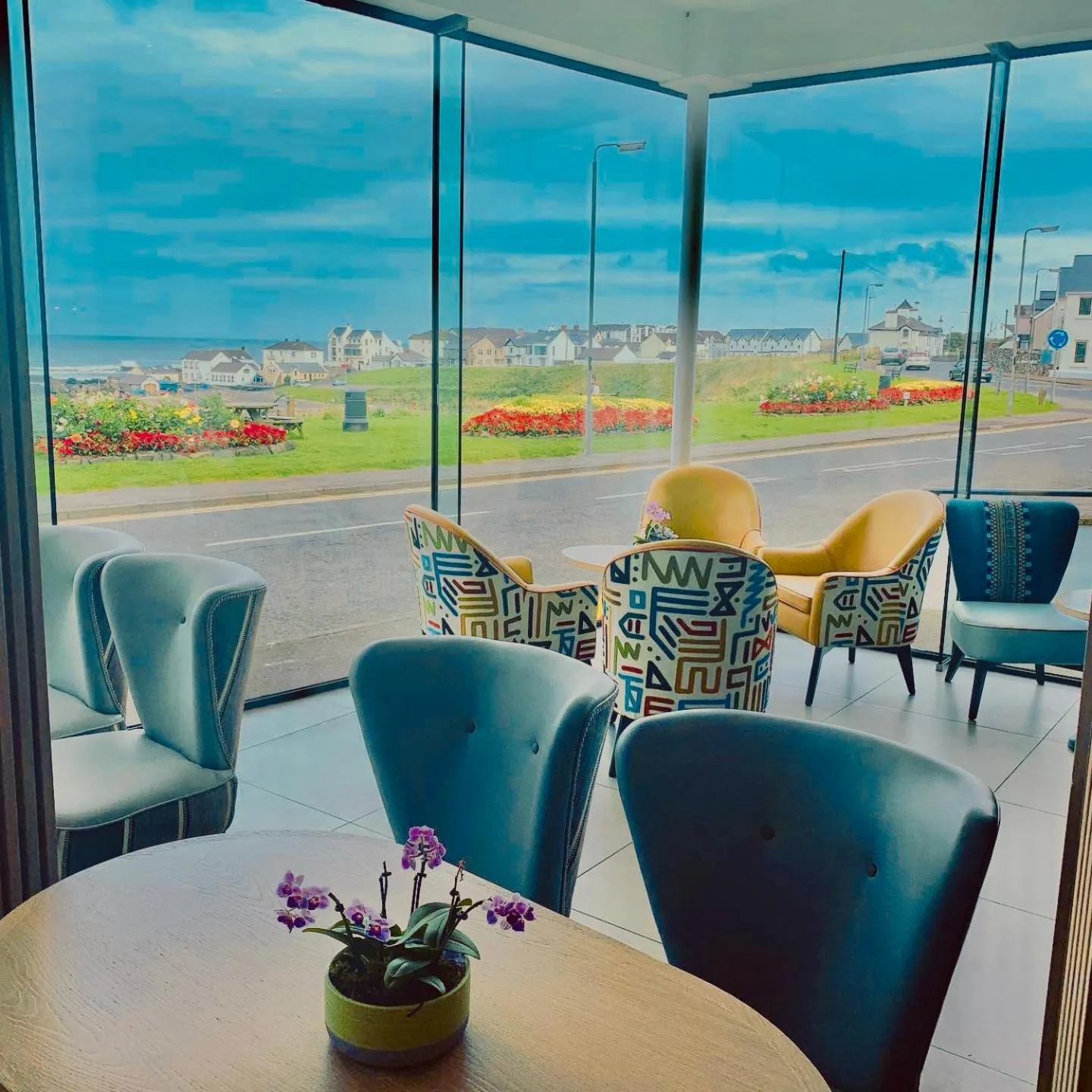 Seating area in Bayview Hotel