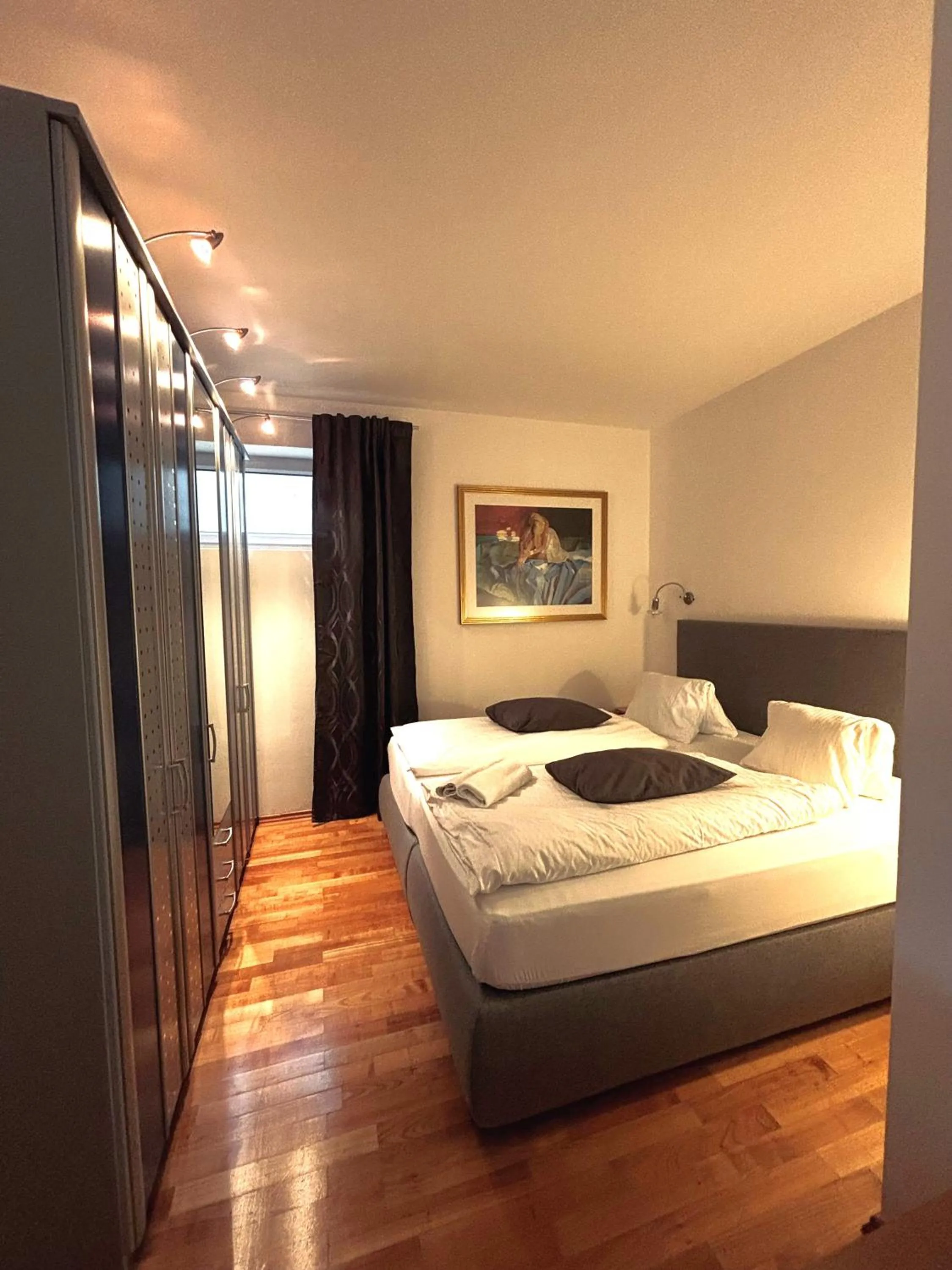 Bed in Aparthotel Pfeffermühle