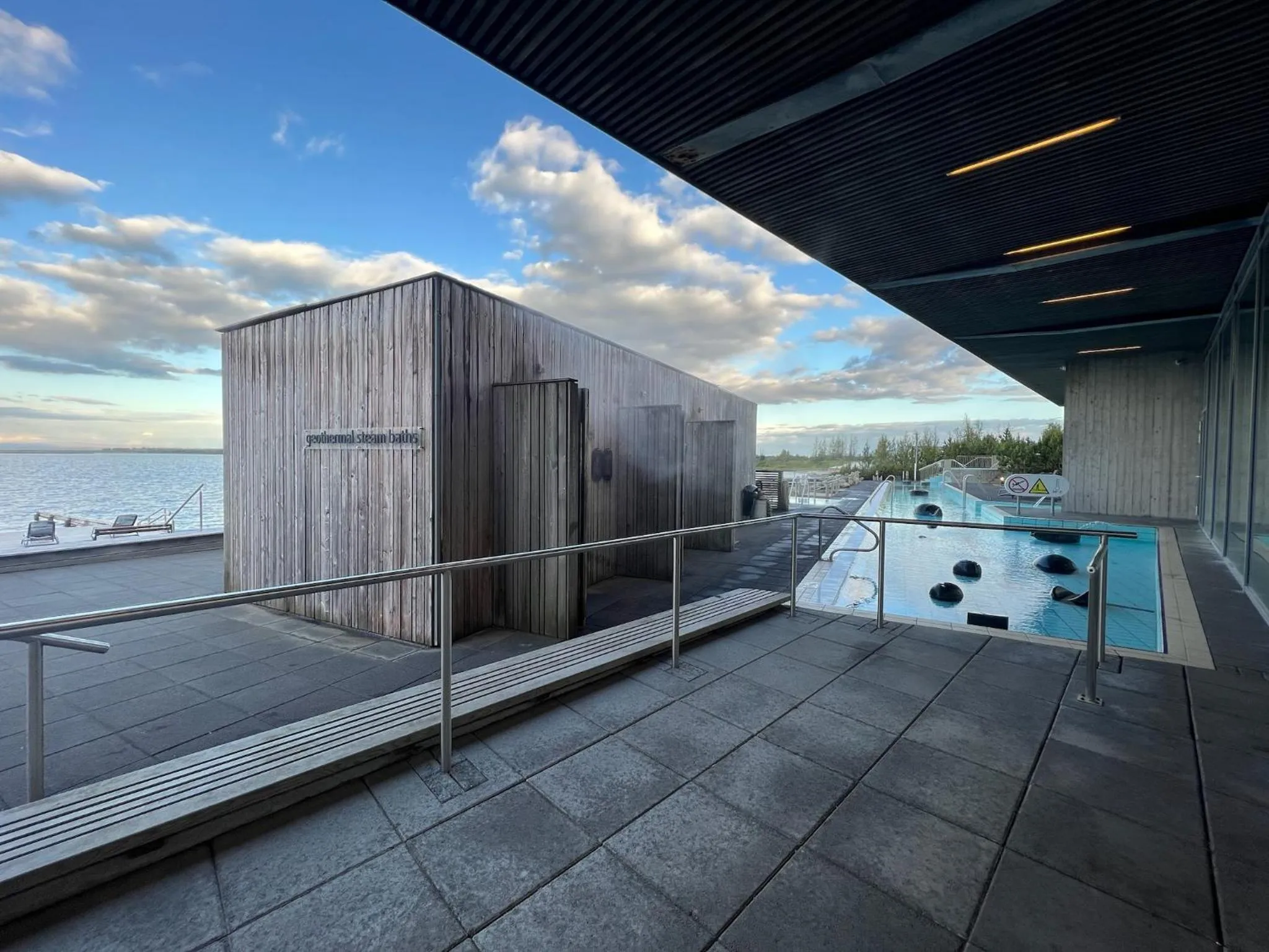 Swimming pool in Bjork Guesthouse
