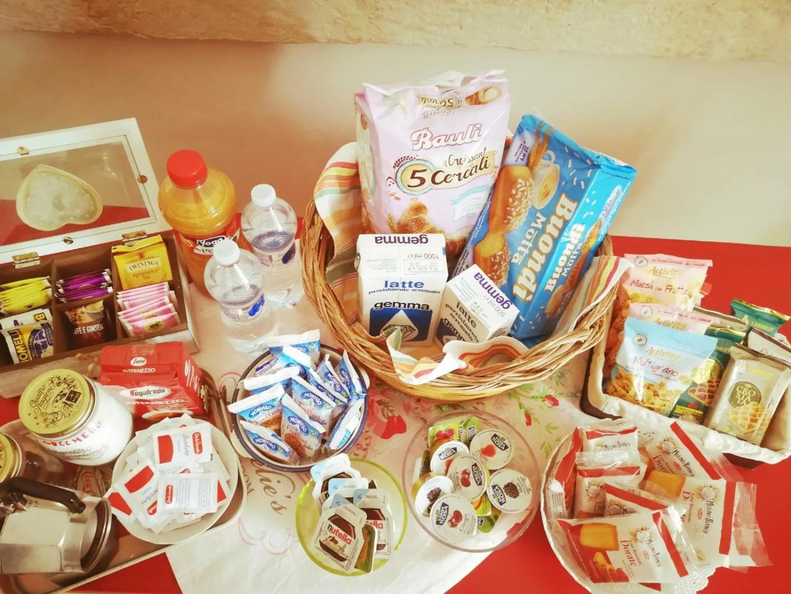 Food and drinks in B&B A DUE PASSI