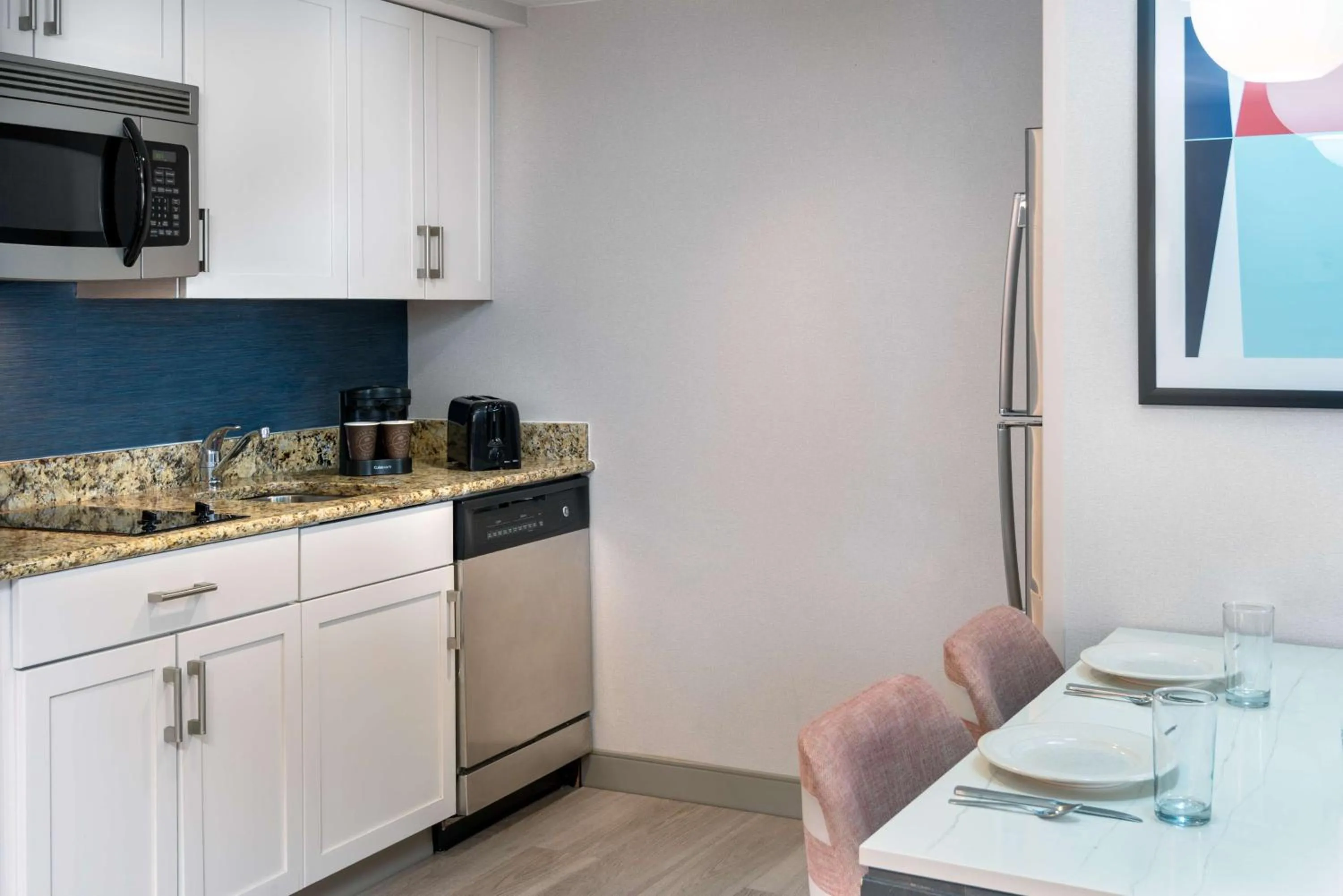 Kitchen or kitchenette in Homewood Suites by Hilton Boston/Canton, MA