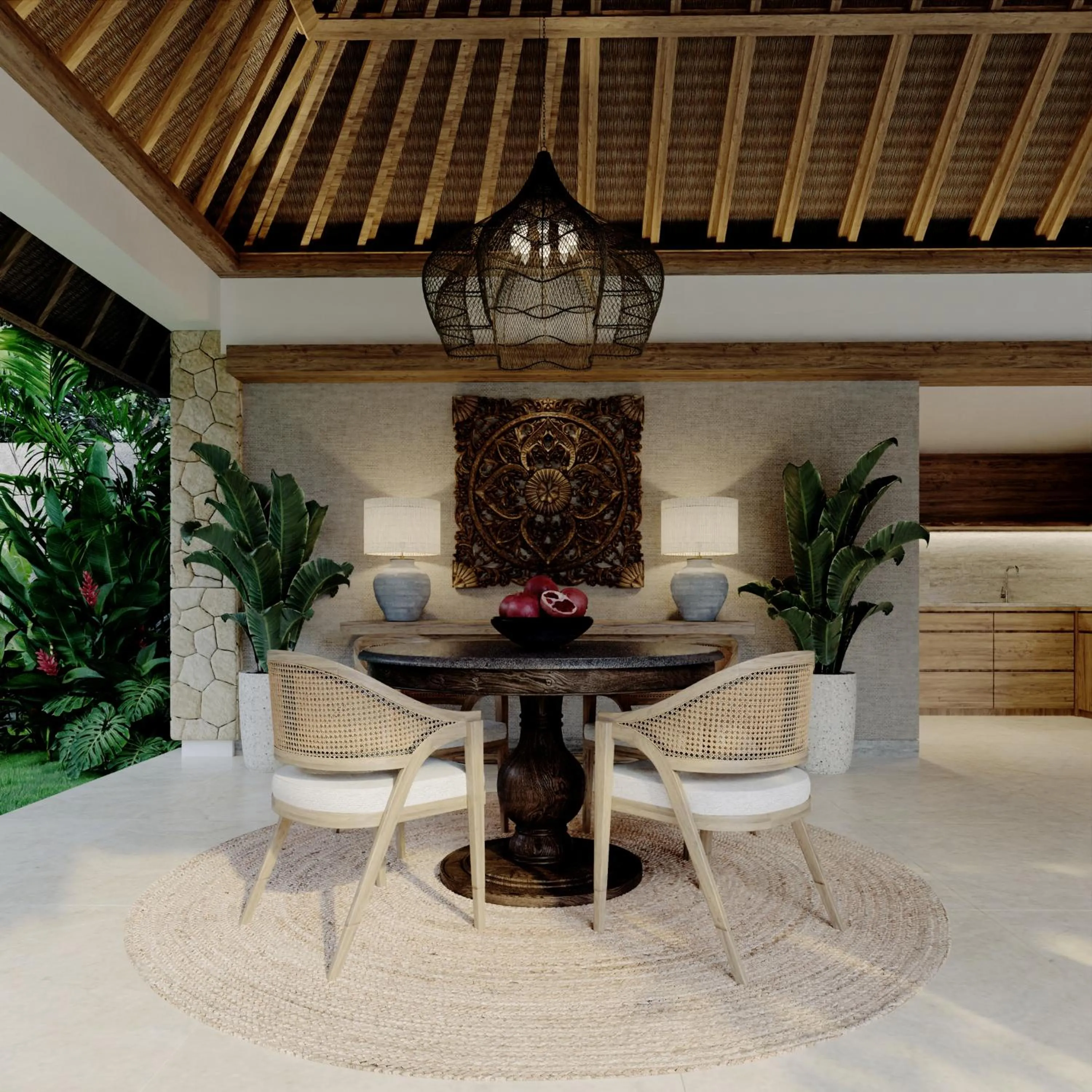 Dining area in The One Boutique Villa