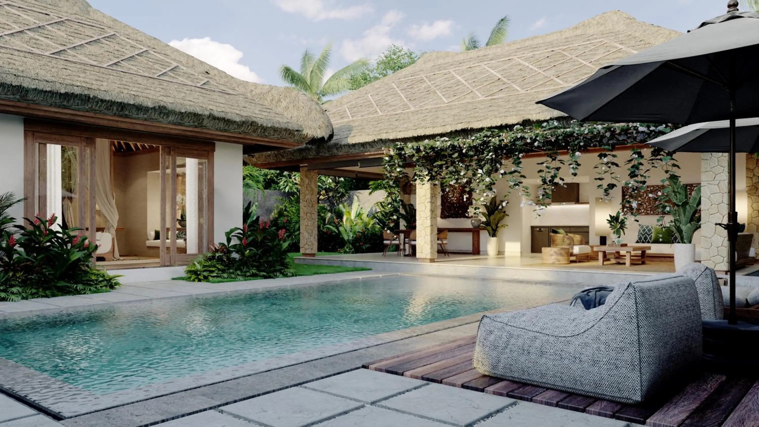 Pool view in The One Boutique Villa & Spa Seminyak