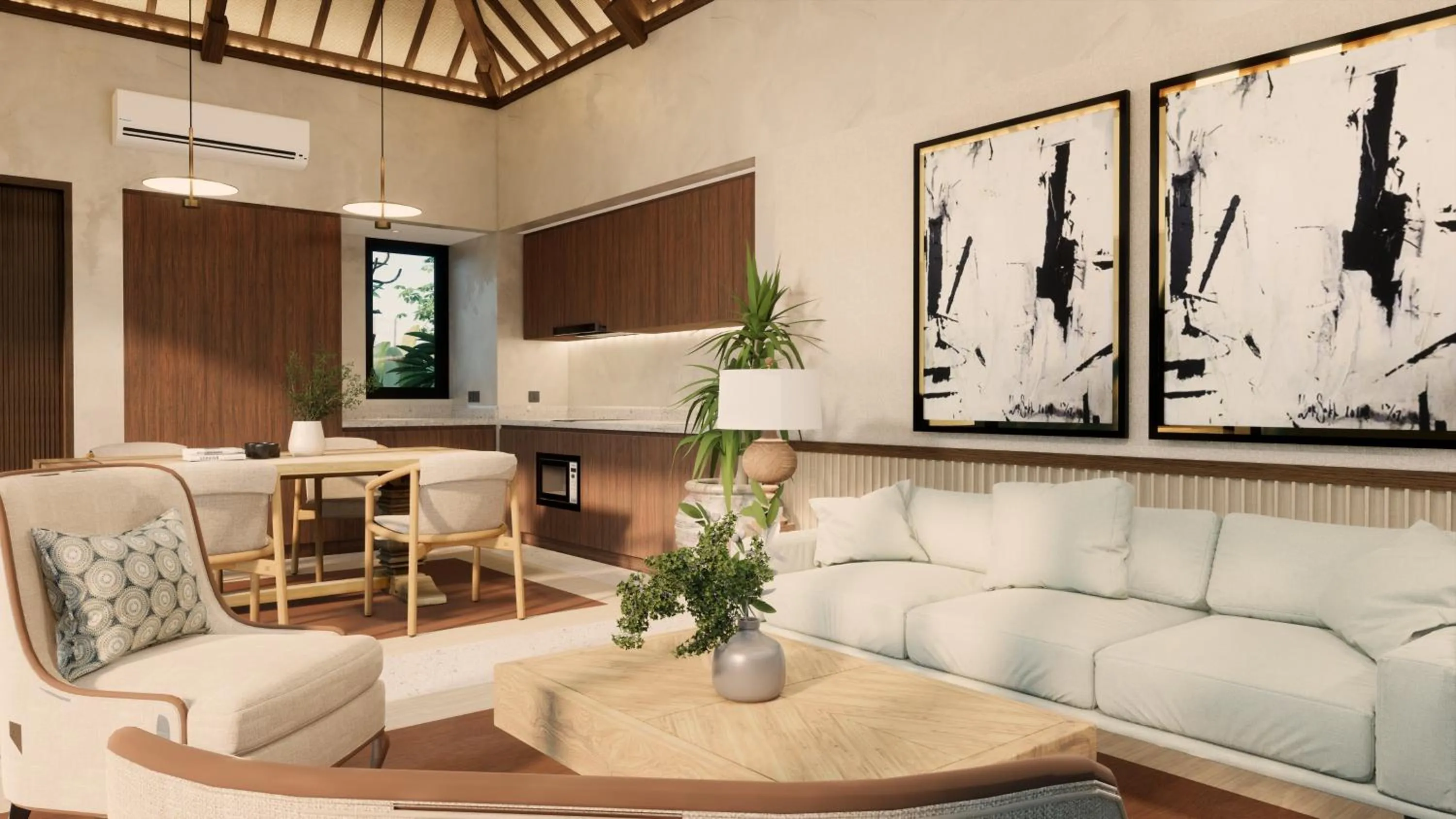 Living room in The One Boutique Villa