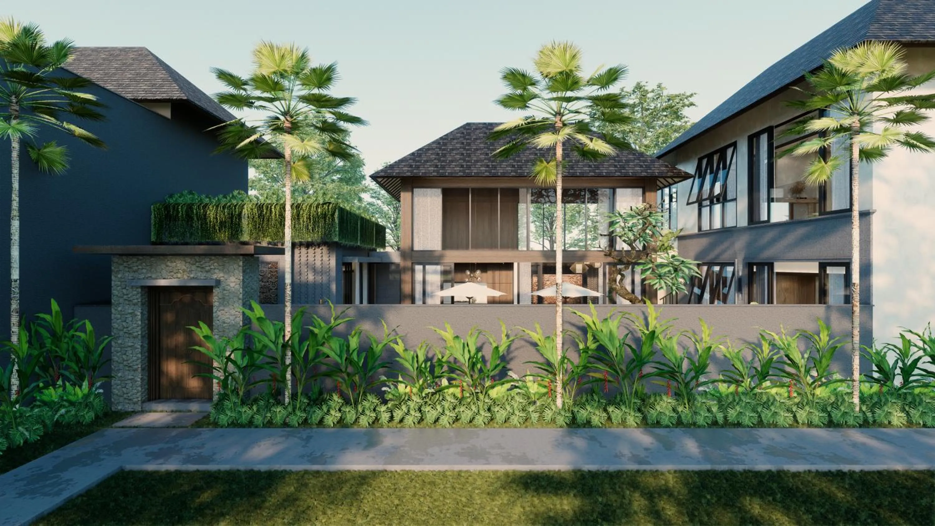 Property building in The One Boutique Villa