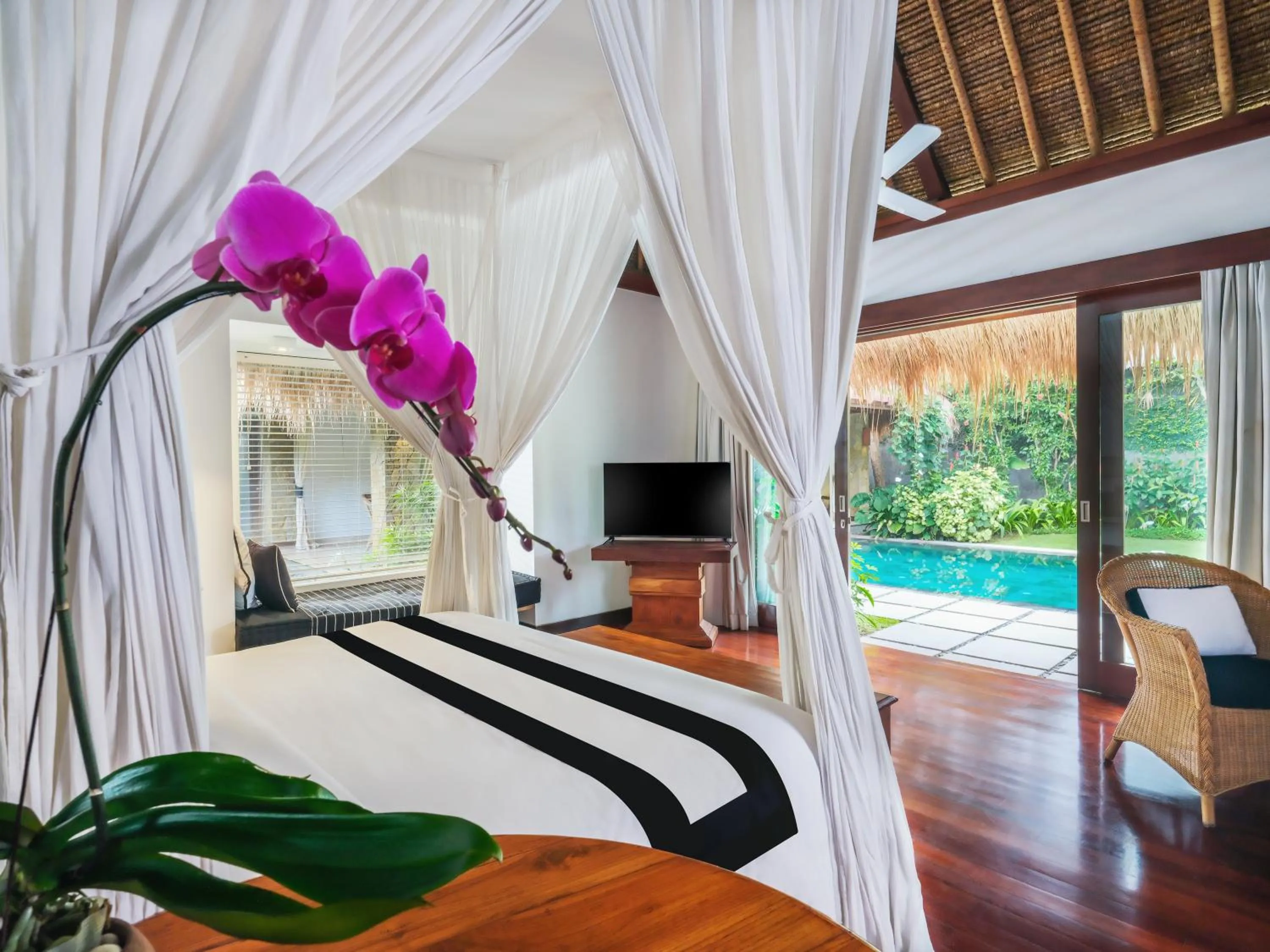 Bed in The One Boutique Villa