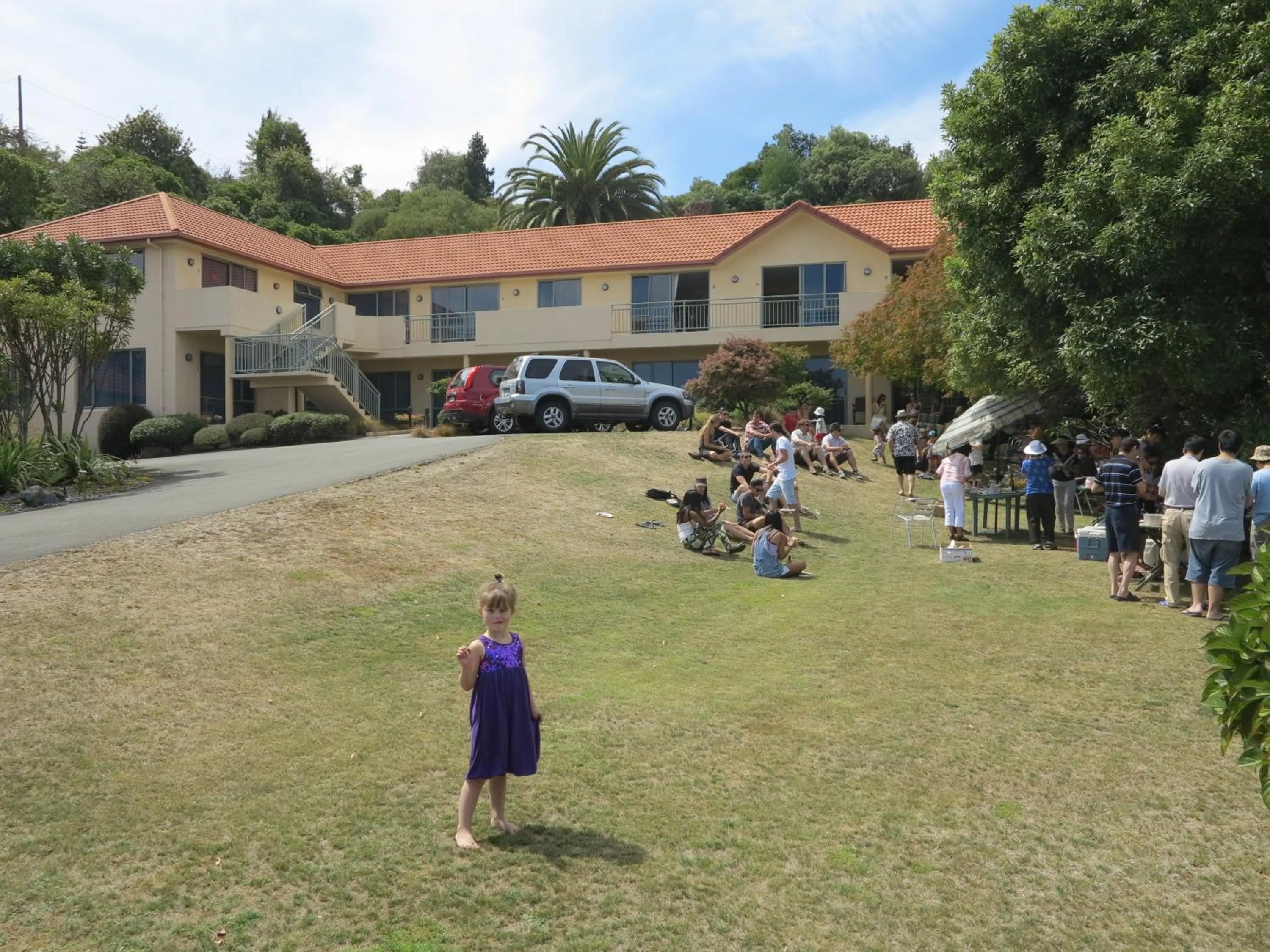 Family in Abelia Motor Lodge