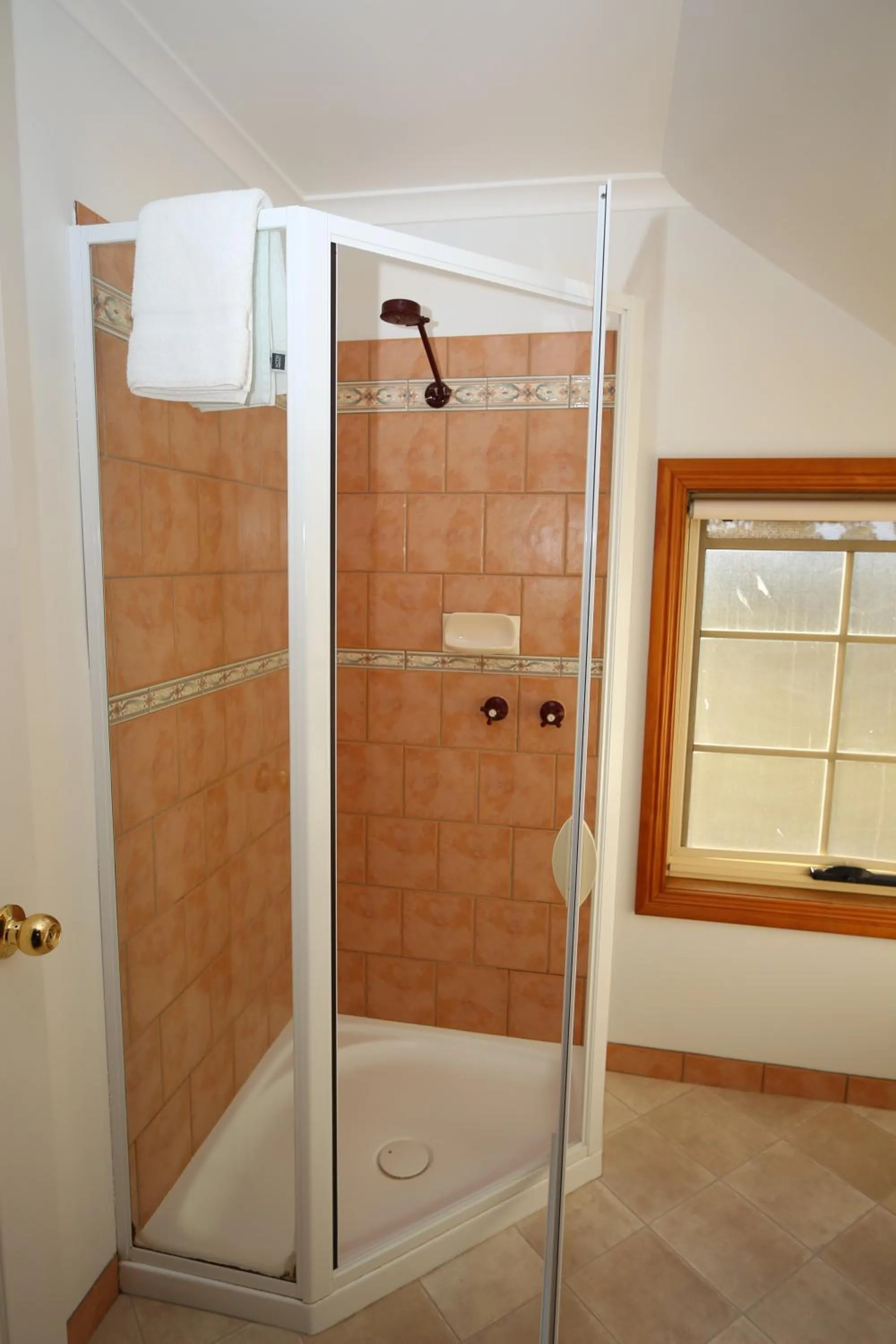 Shower in Swansea Cottages & Lodge Suites