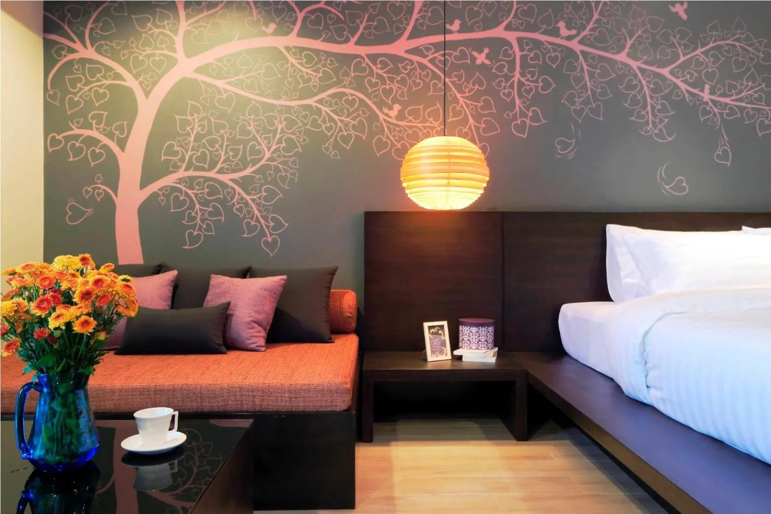 Bed in Bangkok Inter Place