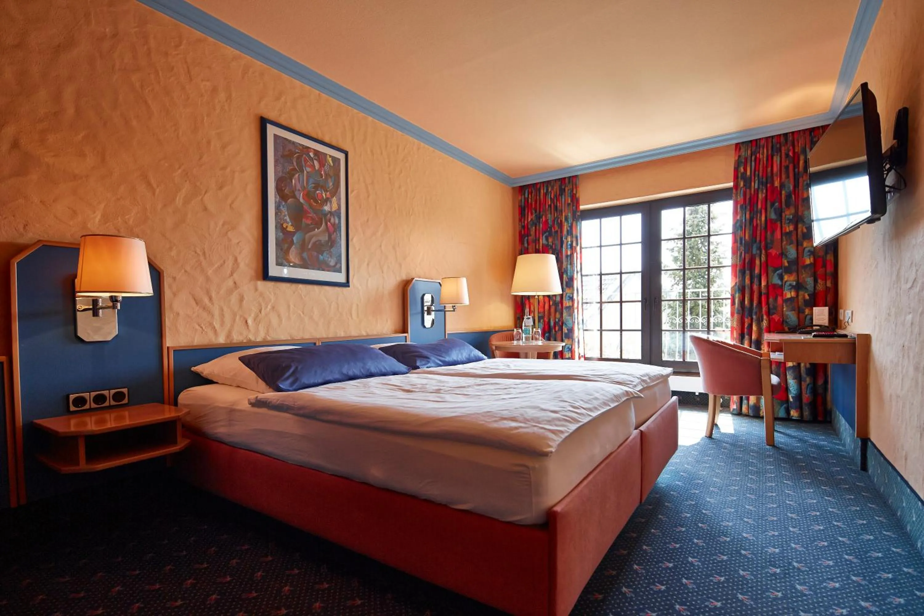 Bed in Hotel Bommersheim