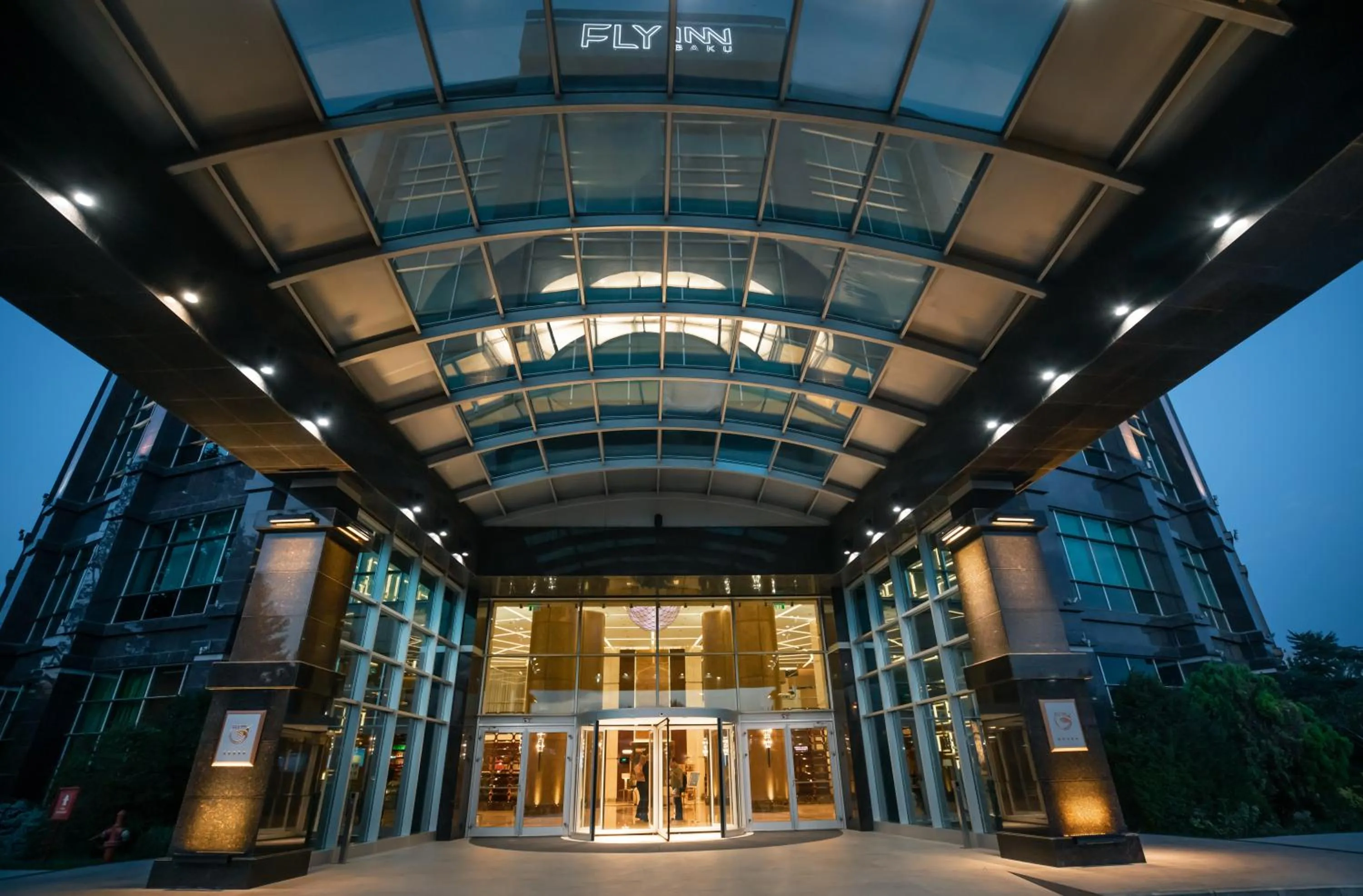 Facade/entrance in FLY INN BAKU