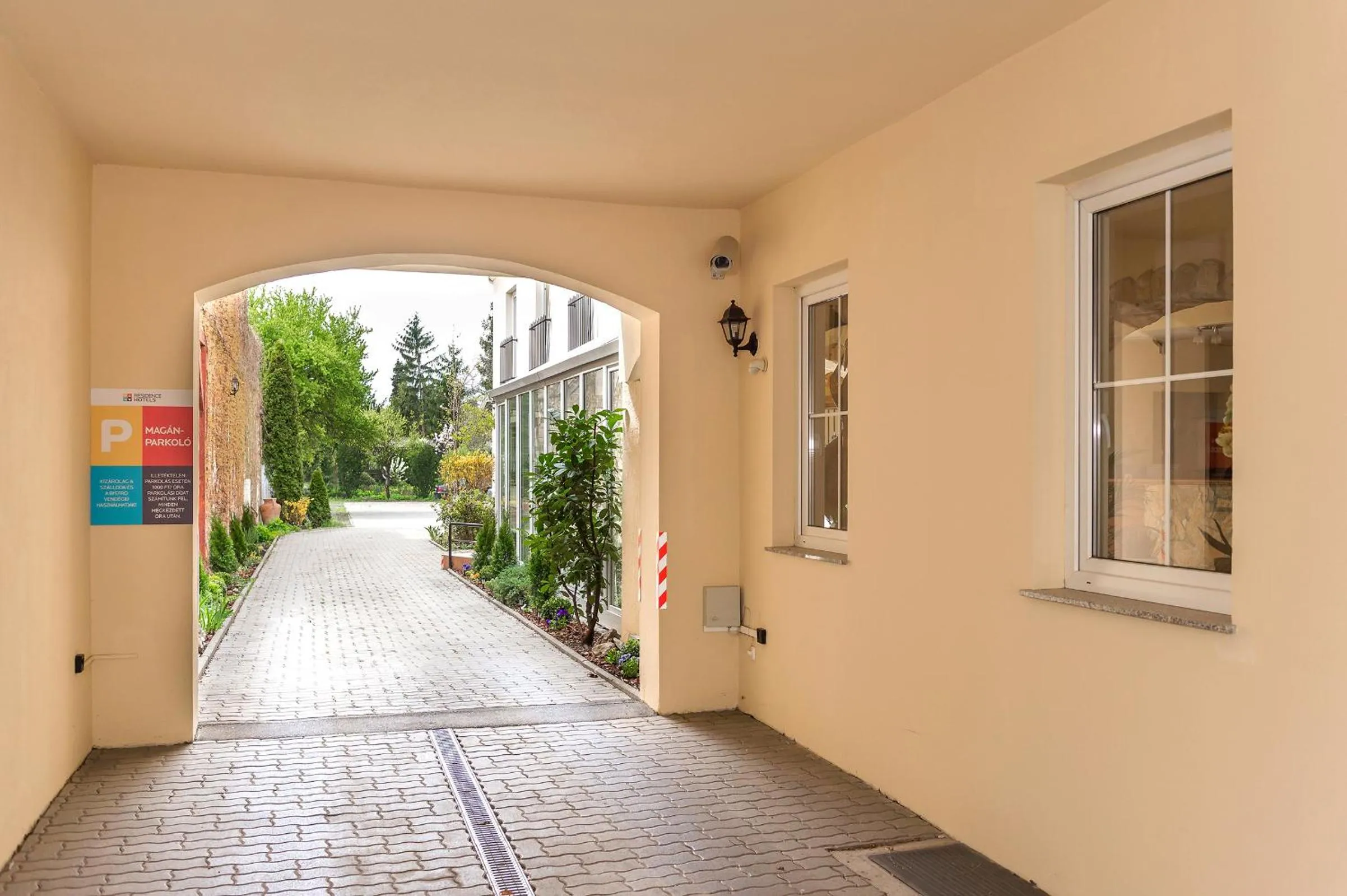 Property building in P4W Hotel Residence Szombathely